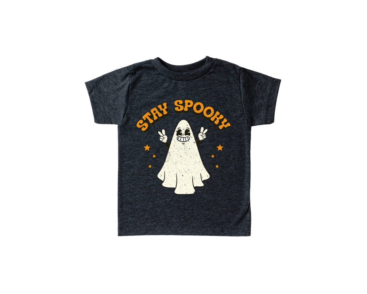 Stay Spooky Ghost Toddler Shirt, Cute Fall Girls Shirt, Toddler Youth Fall Tee, Retro Boho Cute