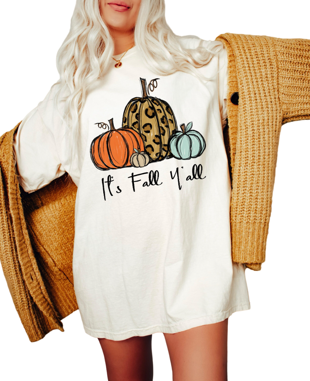 Retro Fall Vintage Washed shirt, It's Fall Y'all Shirt, Vintage Thanksgiving Shirt, Pumpkin Patch