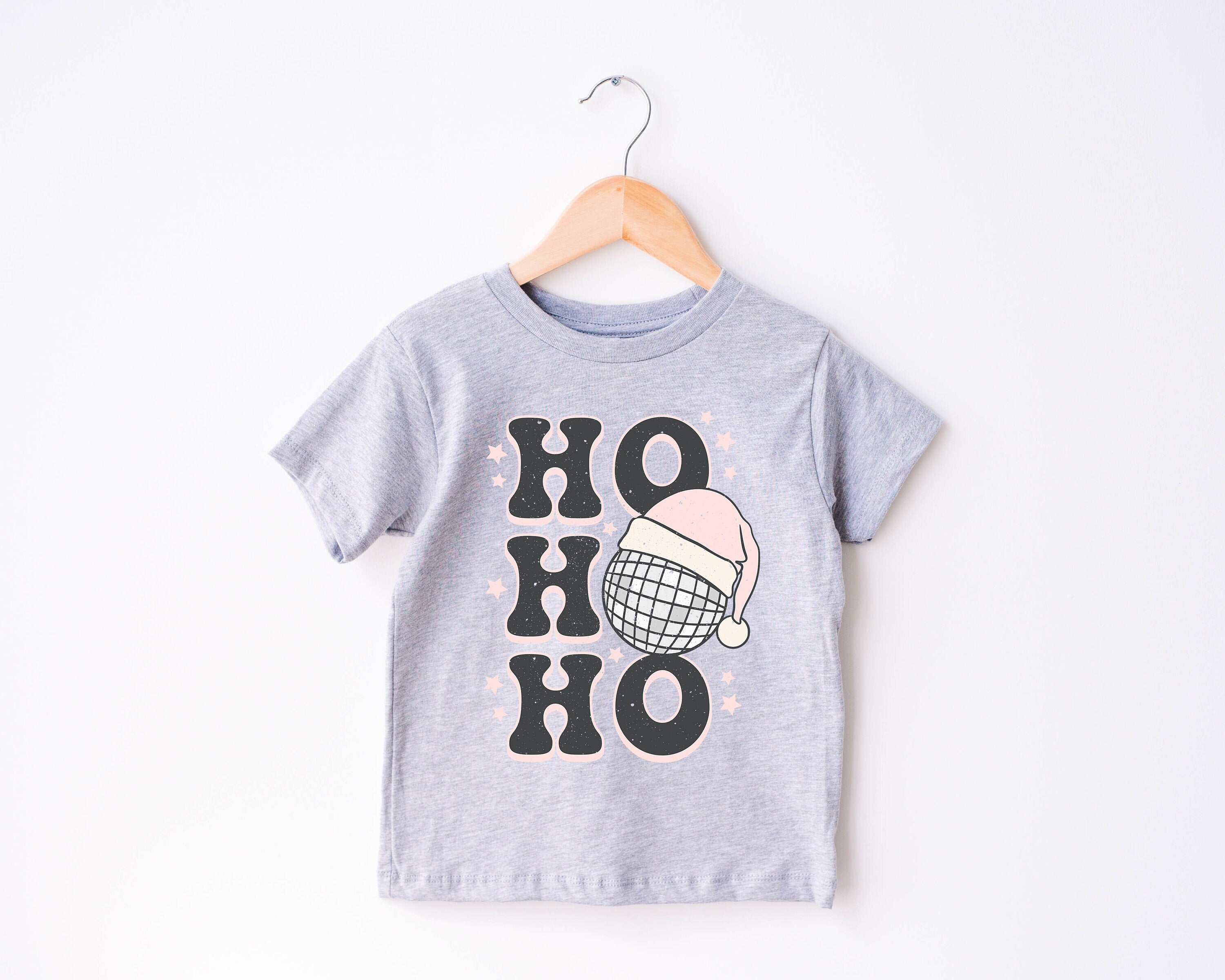 Ho Ho New Years Eve Toddler Tee, Christmas Season Shirt, Cute Holiday Girls Shirt, Toddler Youth Santa Tee, Retro Boho Cute Vintage Bodysuit