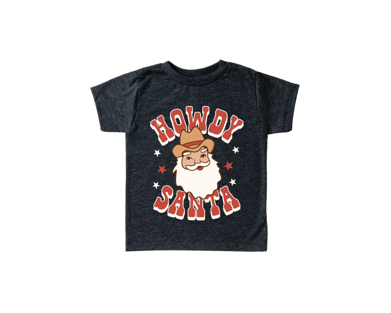 Howdy Santa Western Toddler, Christmas Season Shirt, Cute Holiday Girls Shirt, Toddler Youth Santa