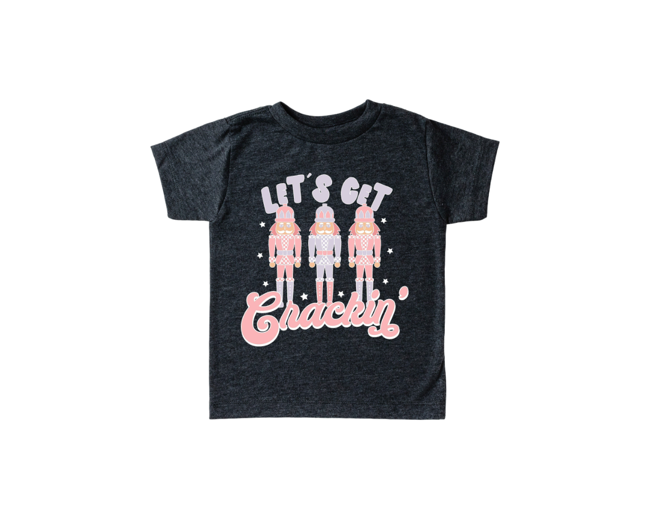 Let's Get Crackin' Toddler Tee, Christmas Season Shirt, Cute Holiday Girls Shirt, Toddler Youth