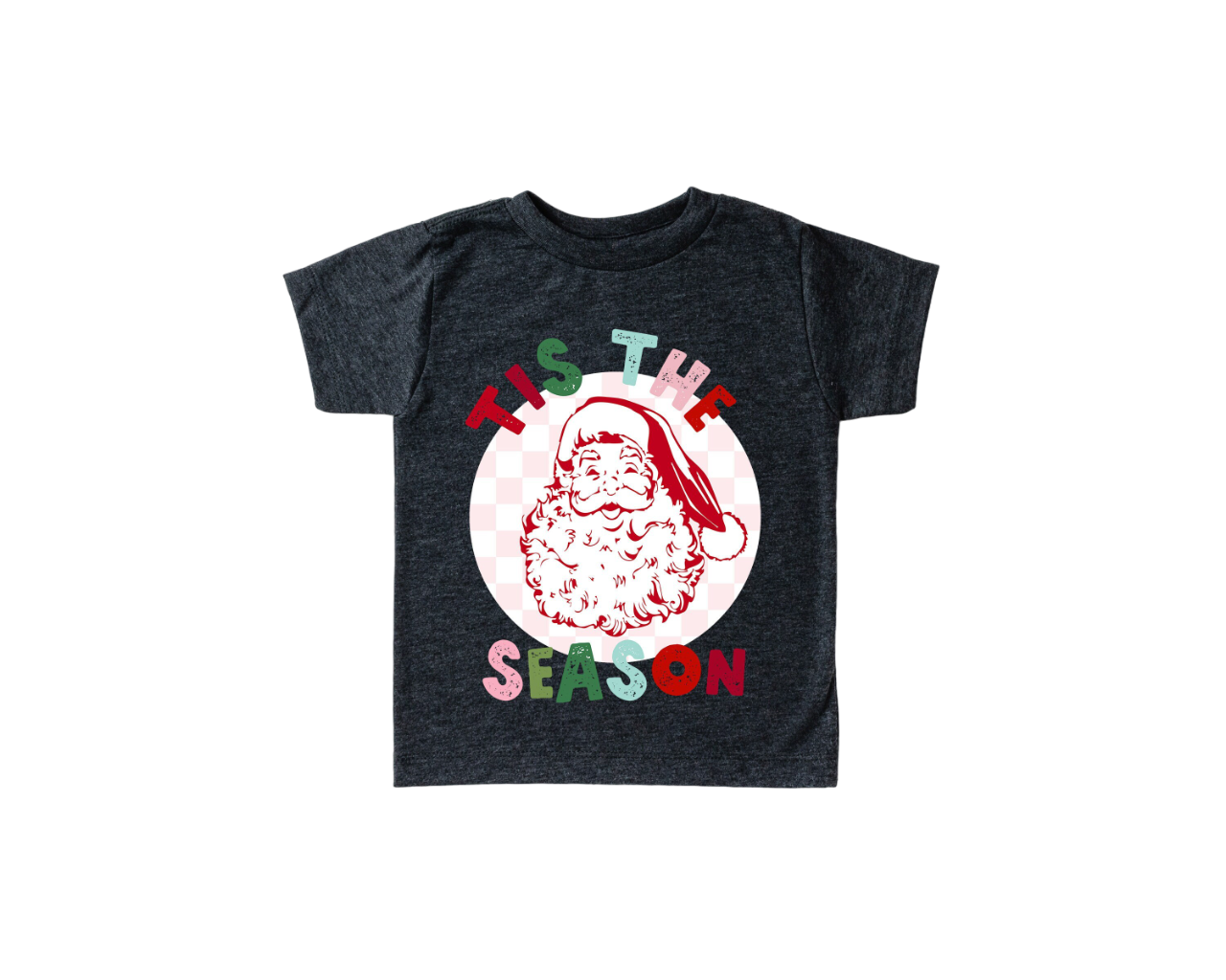 Tis The Season Santa Toddler, Christmas Season Shirt, Cute Holiday Girls Shirt, Toddler Youth Santa