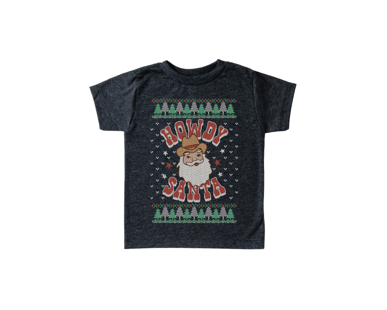 Howdy Santa Western Toddler, Christmas Season Shirt, Cute Holiday Girls Shirt, Toddler Youth Santa