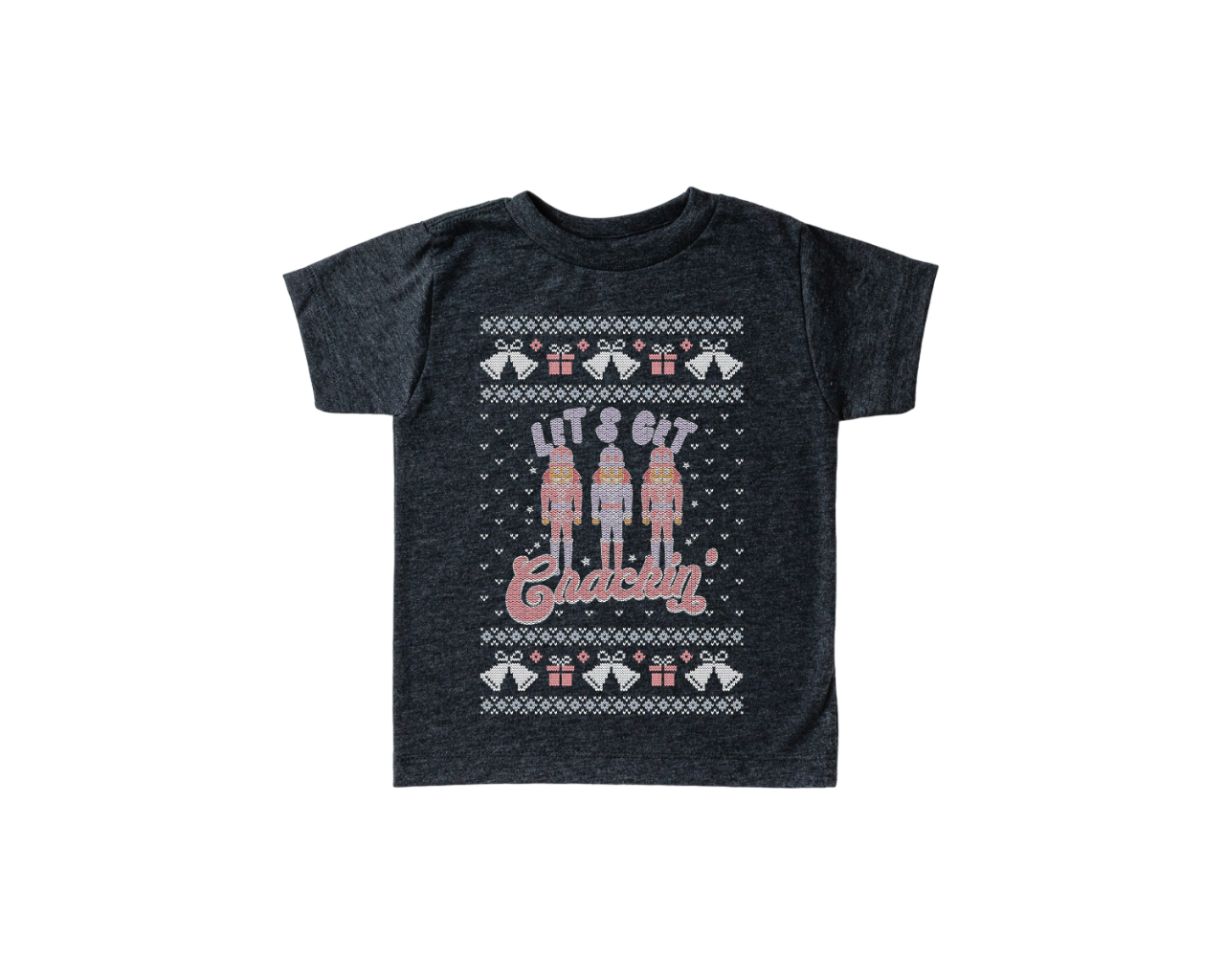 Let's Get Crackin' Toddler Tee, Christmas Season Shirt, Cute Holiday Girls Shirt, Toddler Youth