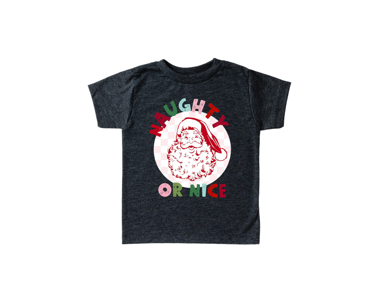 Naughty or Nice Toddler Tee, Christmas Season Shirt, Cute Holiday Girls Shirt, Toddler Youth Santa