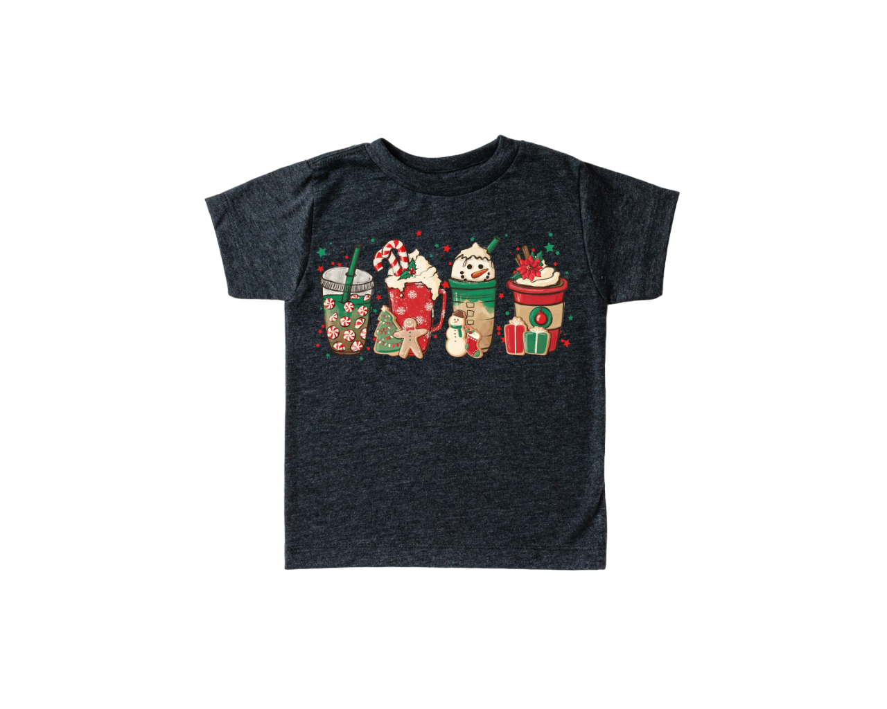 Hot Cocoa Lover Toddler Tee, Christmas Season Shirt, Cute Holiday Girls Shirt, Toddler Youth Santa