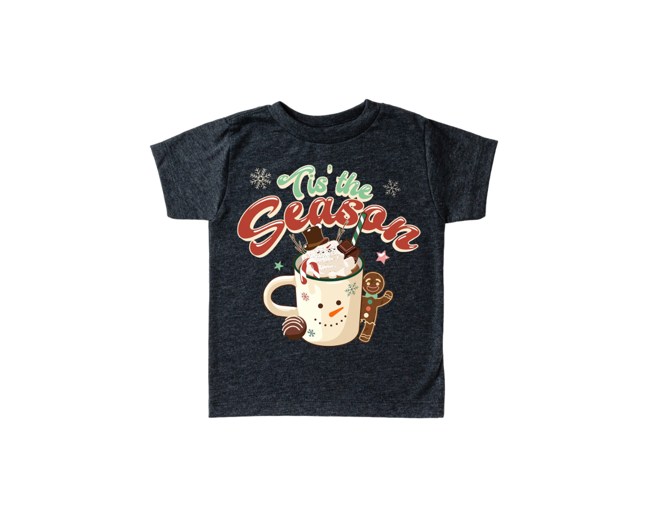 Tis The Season Tree Toddler Tee, Christmas Season Shirt, Cute Holiday Girls Shirt, Toddler Youth