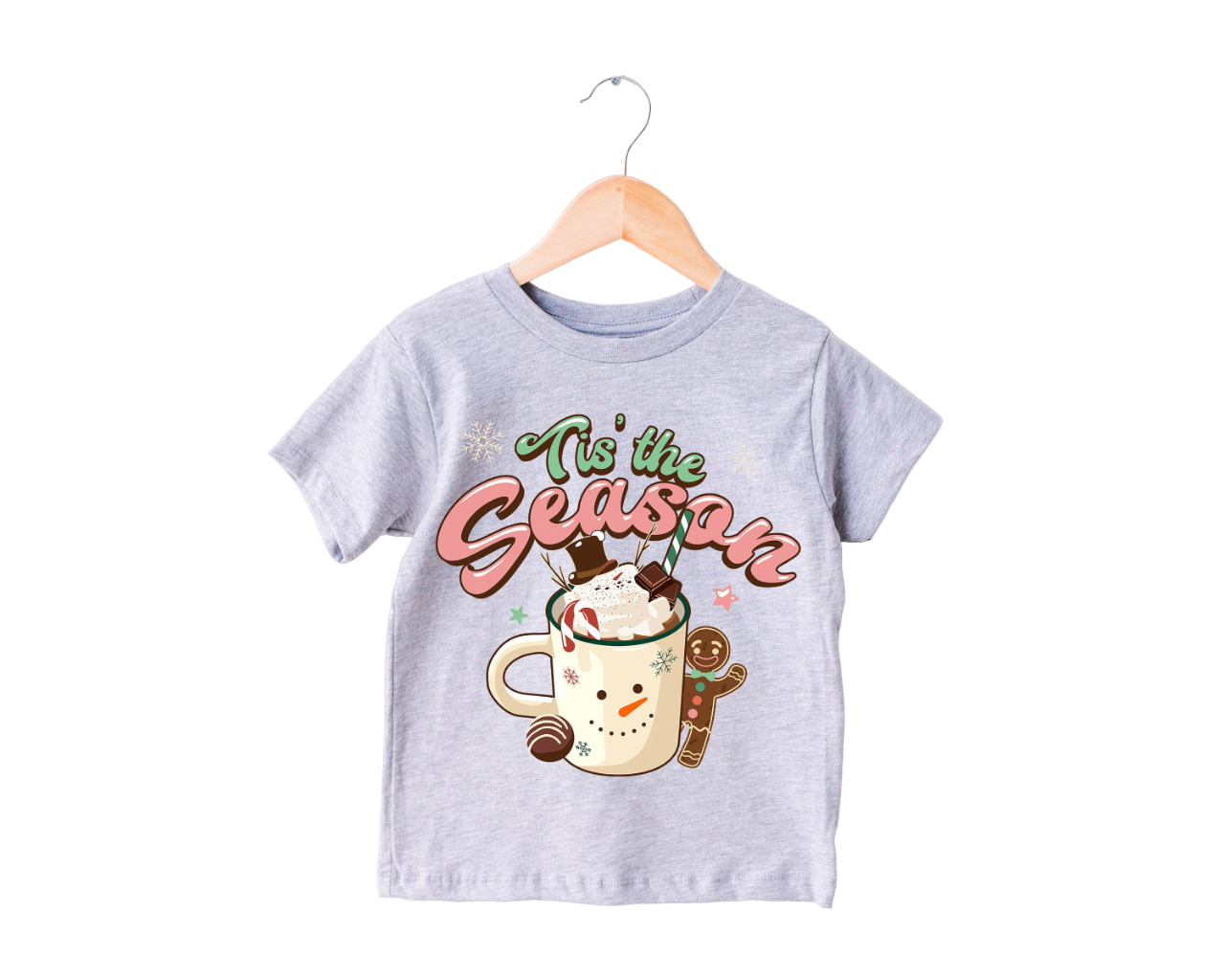 Tis The Season Tree Toddler Tee, Christmas Season Shirt, Cute Holiday Girls Shirt, Toddler Youth