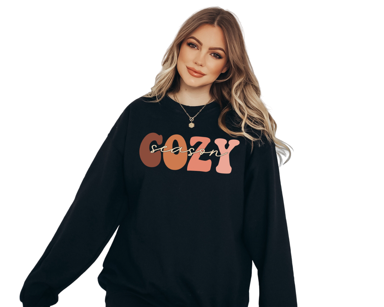 Cozy Season Fall Sweatshirt, Retro Thanksgiving Women's Sweater, Vintage Unisex Sweater, Fall Shirt,