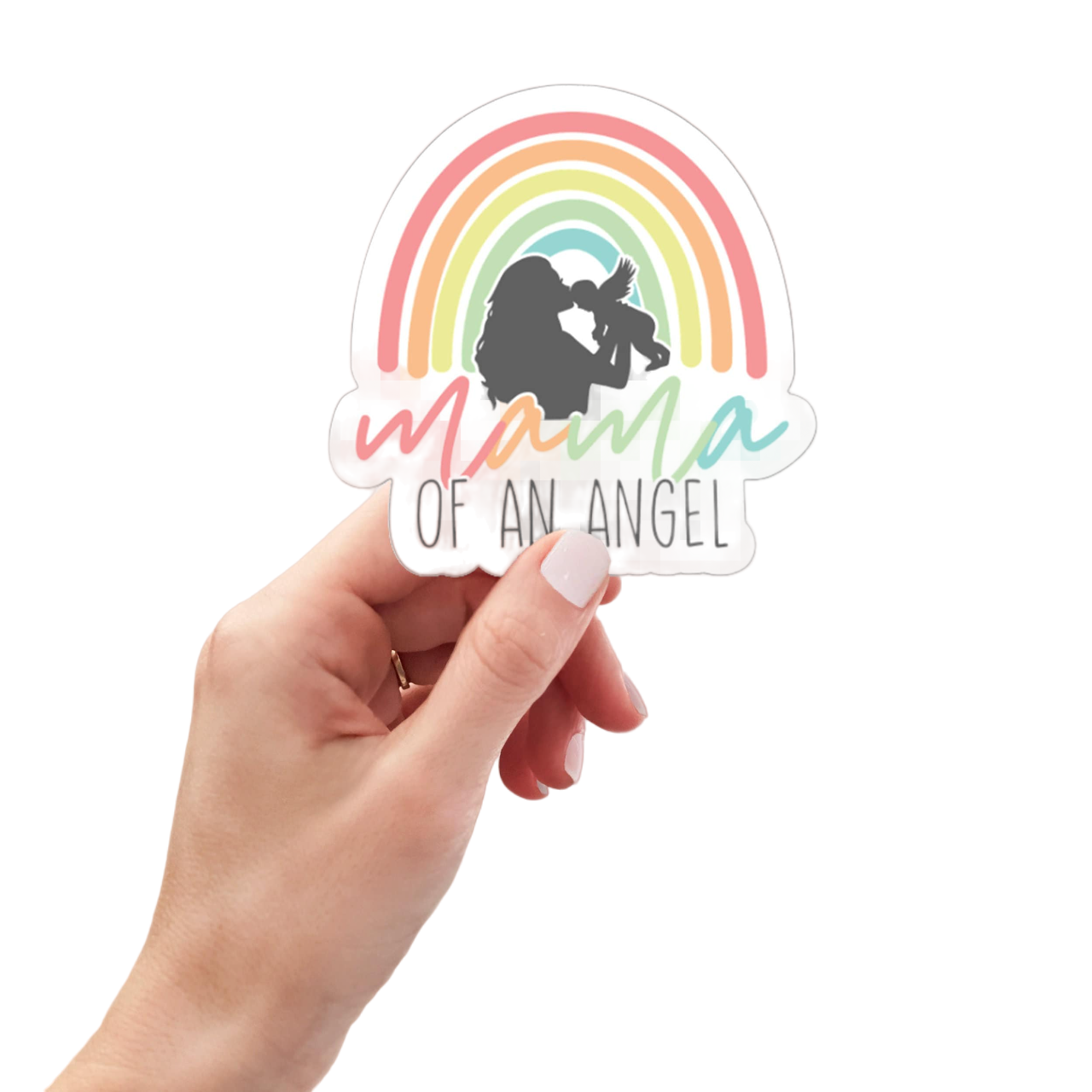 Mama of an Angel Water Bottle Sticker, Miscarriage Awareness Sticker, Water Bottle Sticker, Hydro