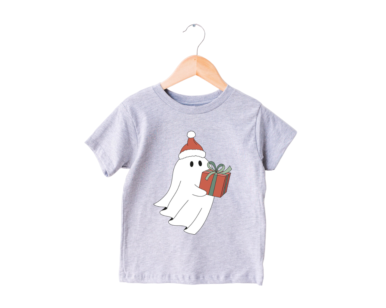 Making Spirits Bright Ghost Toddler, Christmas Season Shirt, Cute Holiday Girls Shirt, Toddler Youth