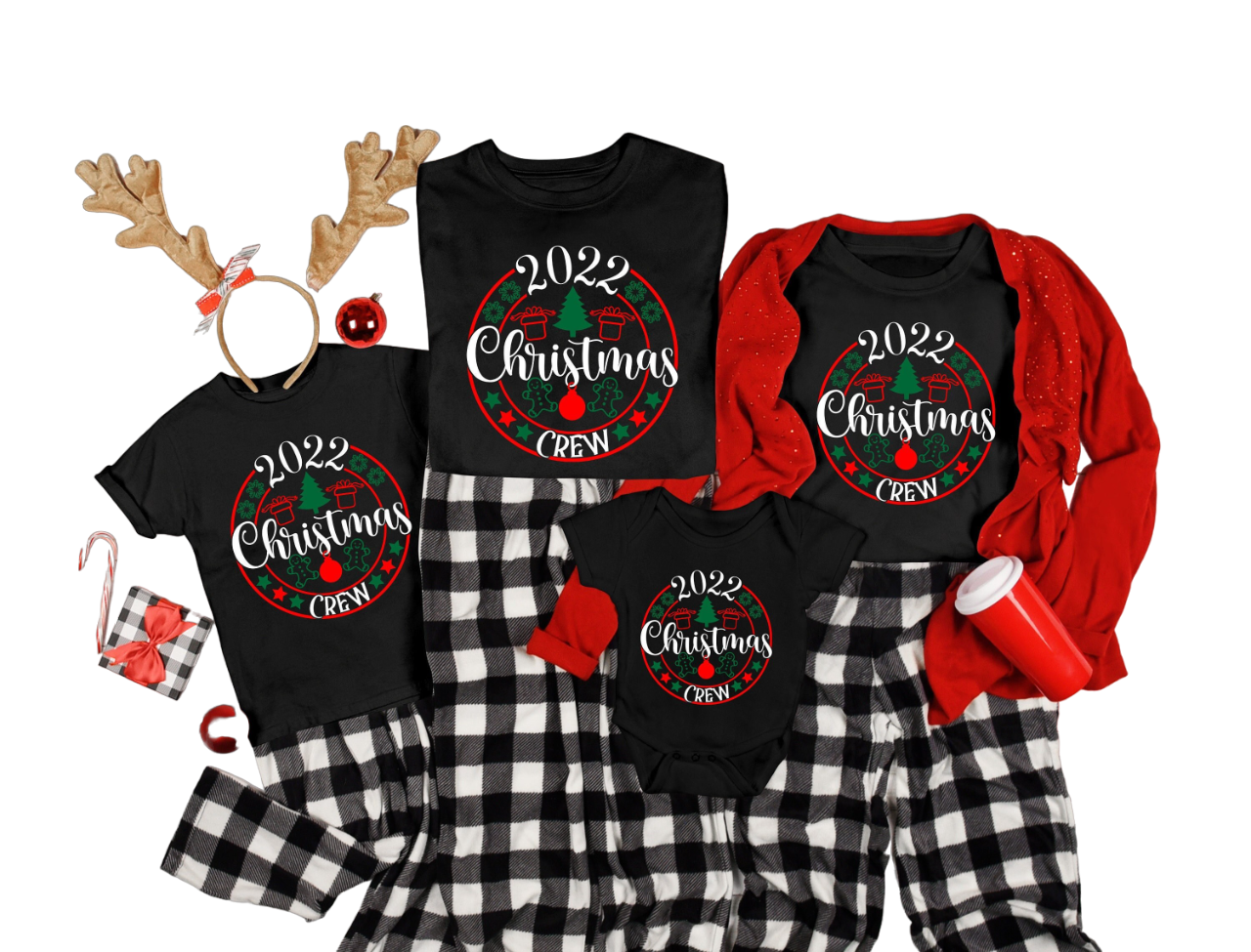 Family Christmas 2022 Shirts, Matching family shirts, Family PJ shirts, Matching Christmas shirts,