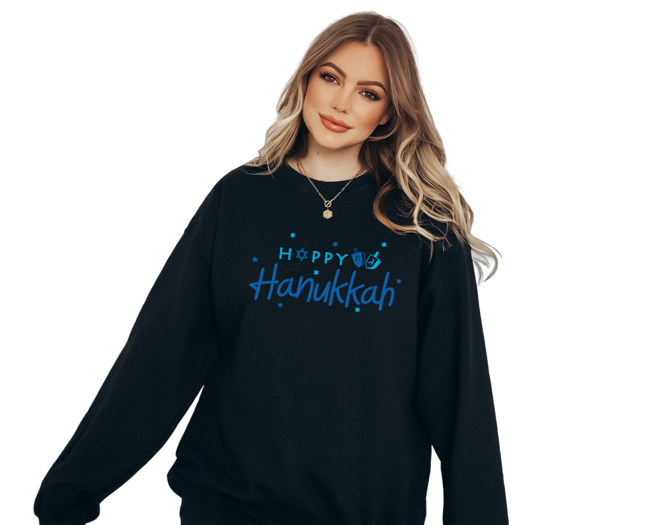 Retro Hanukkah Sweater, Happy Hanukkah, Holiday Hanukkah Sweater, Jewish Saying, Holiday Sweatshirt,