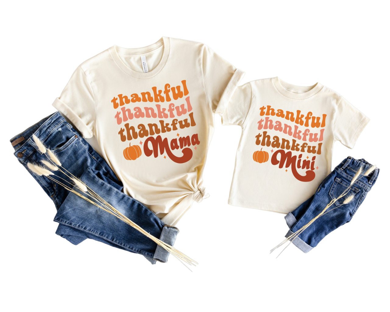 Mommy and Me Fall Matching Outfits, Thick Thighs Sweeter Than Pumpkin Pies, Mommy and Me Tee,