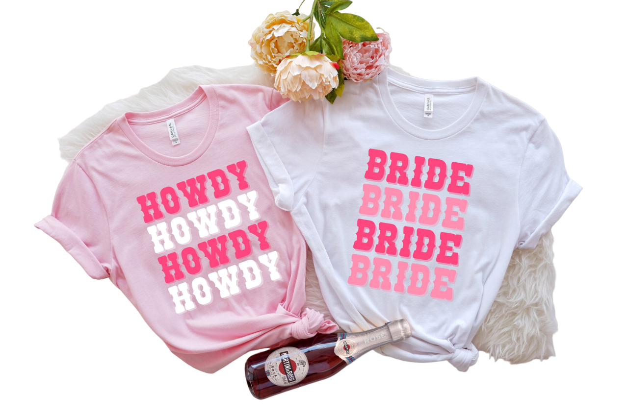 Bride Howdy Western Style Shirts, Bachelorette Party Shirts, I Do Crew, Bachelorette T-shirt,