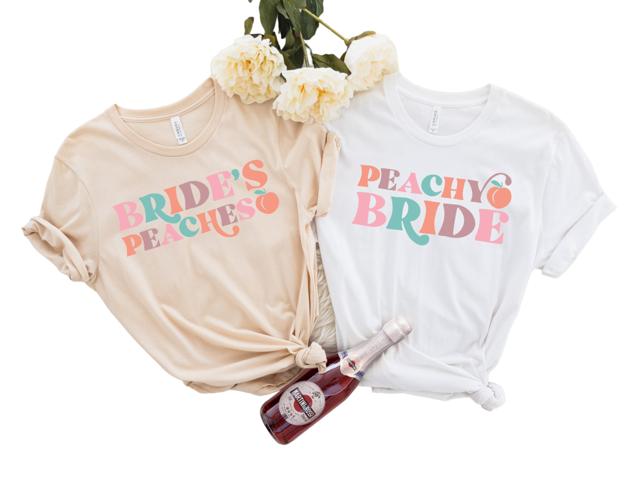 Peachy Bride, Brides Peaches, Retro Batch Shirts, Bachelorette Party Shirts, Georgia Bachelorette