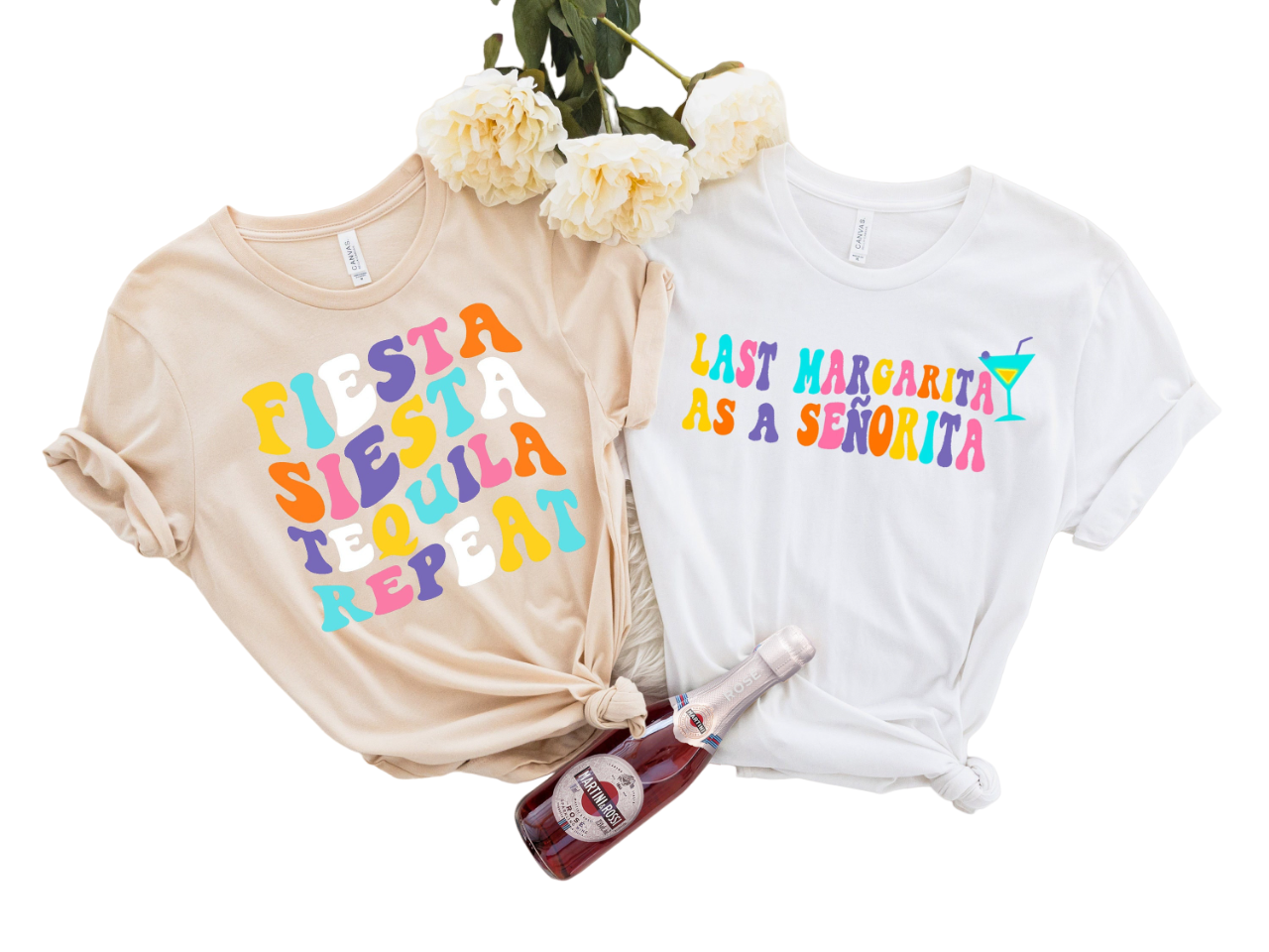 Bachelorette Party Shirts, Last Margarita As a Señorita, Fiesta Siesta Tequila Repeat, Gifts for