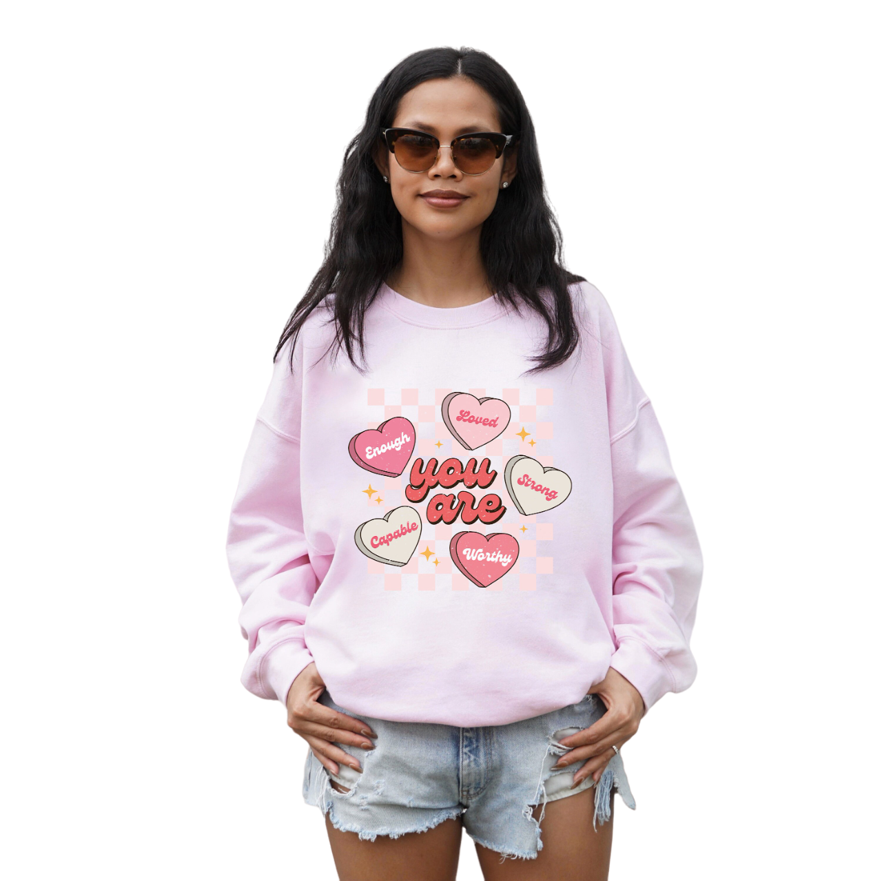 Retro Valentines Sweatshirt, Love Vibes, Valentines Day, Love Pullover, Womens Love Sweatshirt, Red