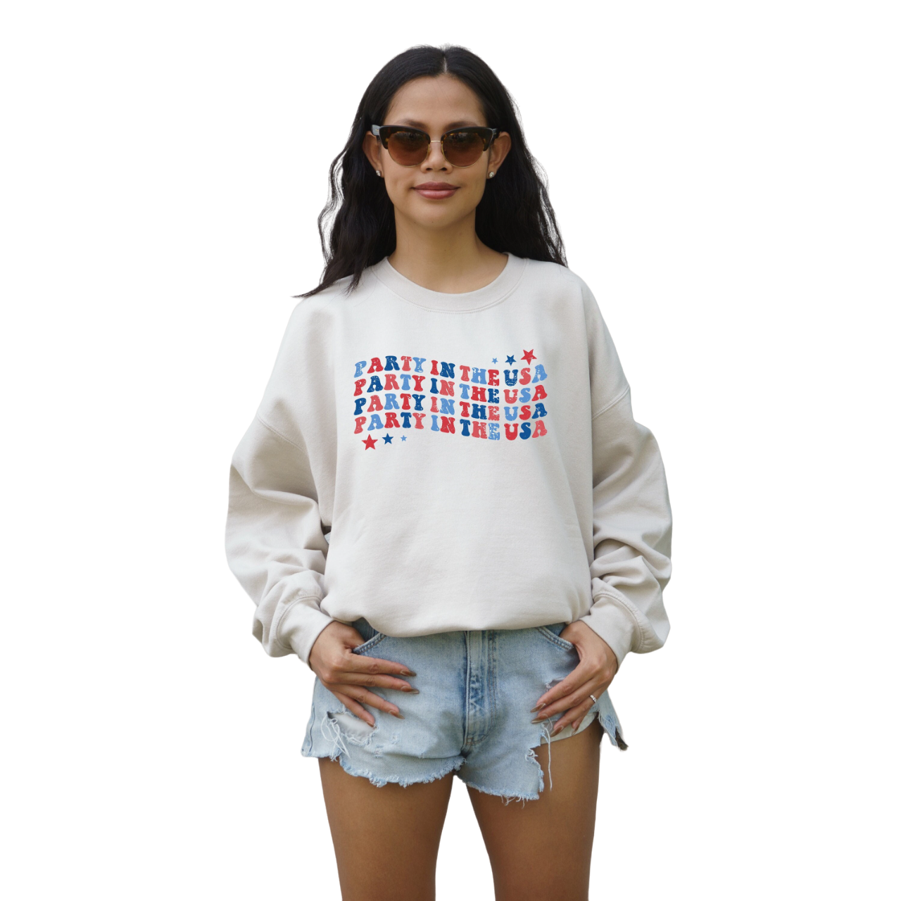 All American Babe Sweatshirt, Fourth of July Sweater, 4th of July Sweater, America Pullover, Womens