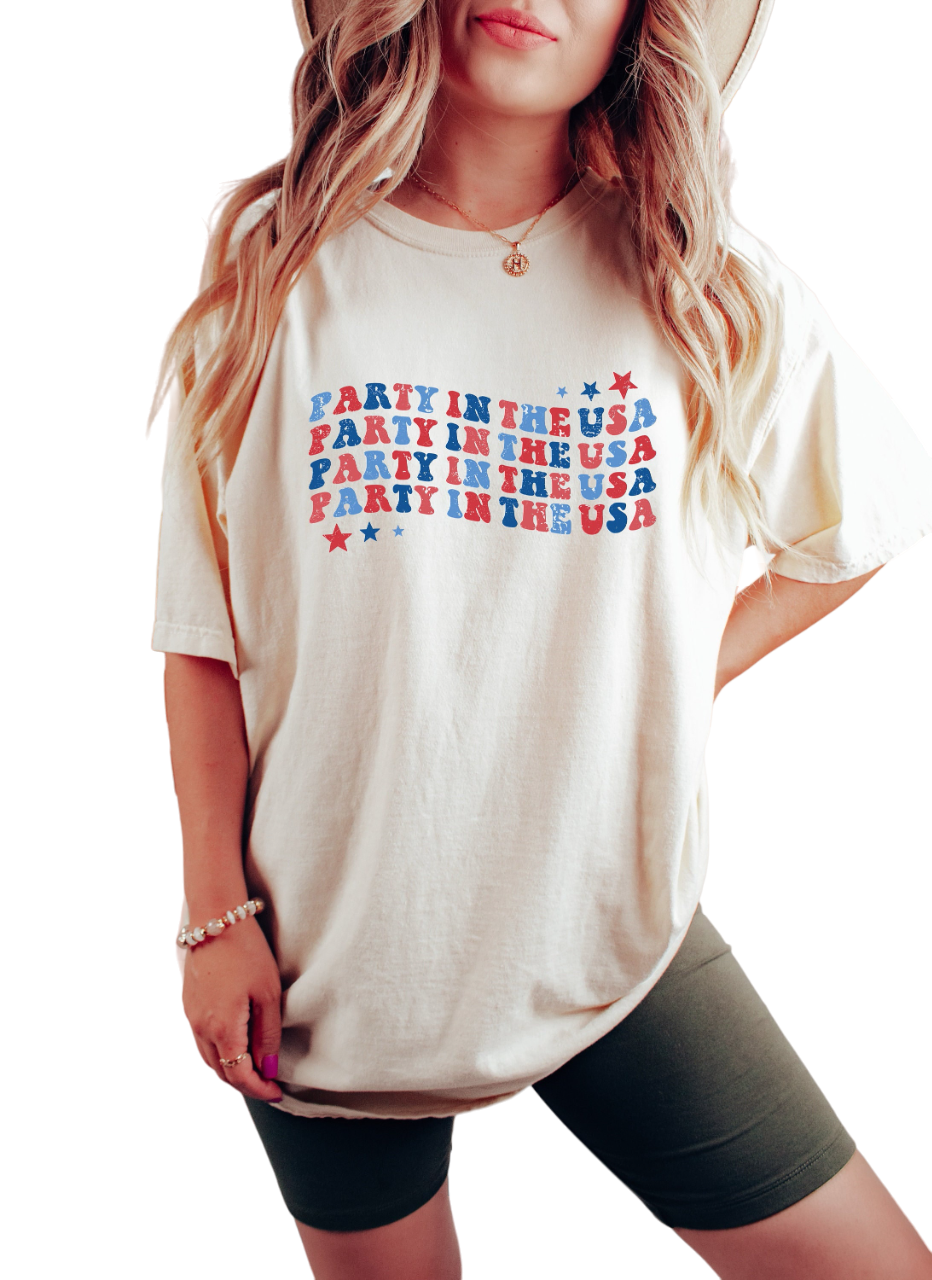 Retro America Font USA shirt,4th of July tee, Retro funny fourth shirt, Womens 4th of July Tee,