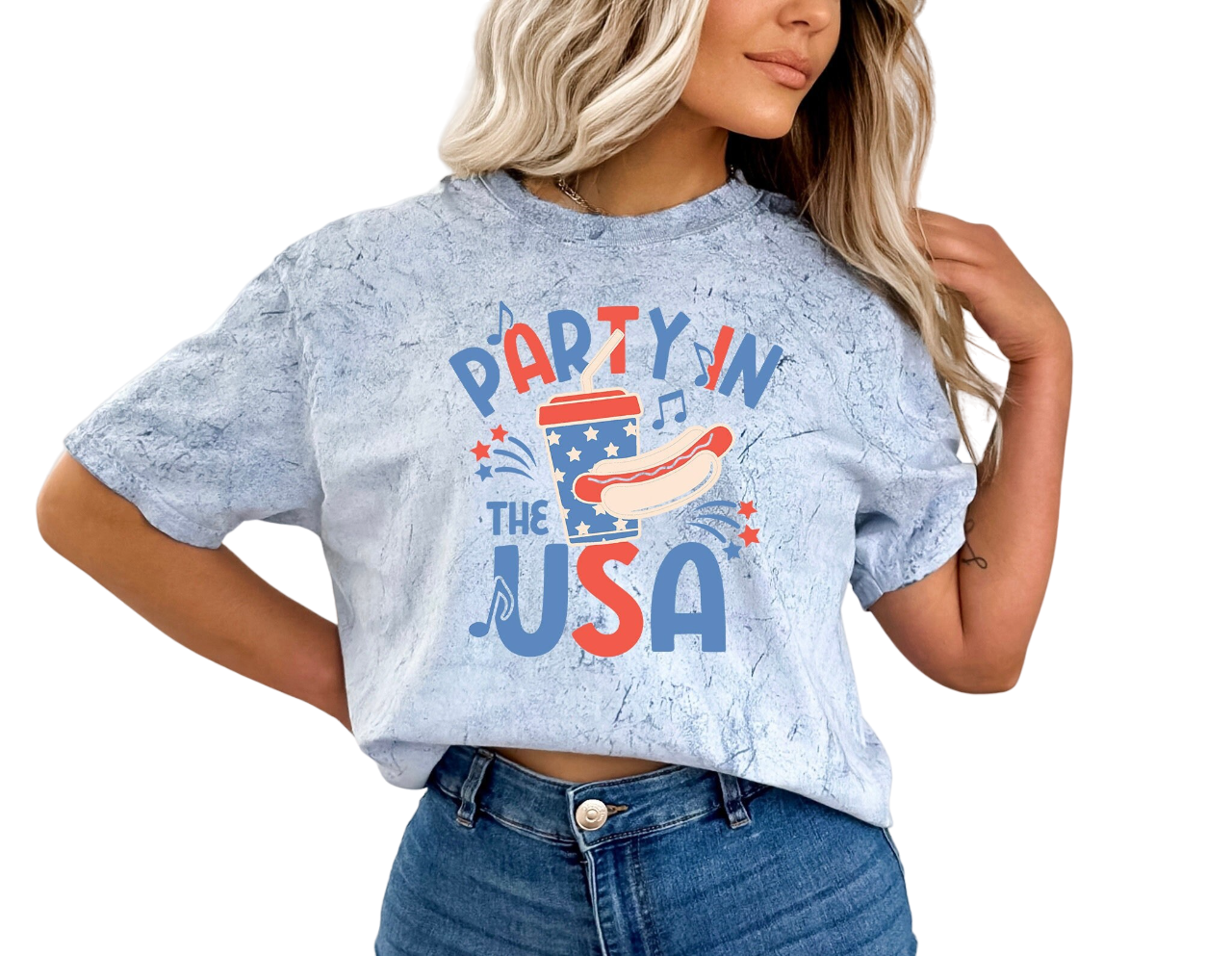 Retro USA Tie Dye Vintage Washed shirt,Freedom Tour,Retro fourth shirt, Womens 4th of July