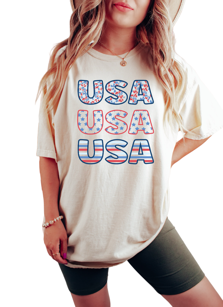 Retro America Font USA shirt,4th of July tee, Retro funny fourth shirt, Womens 4th of July Tee,