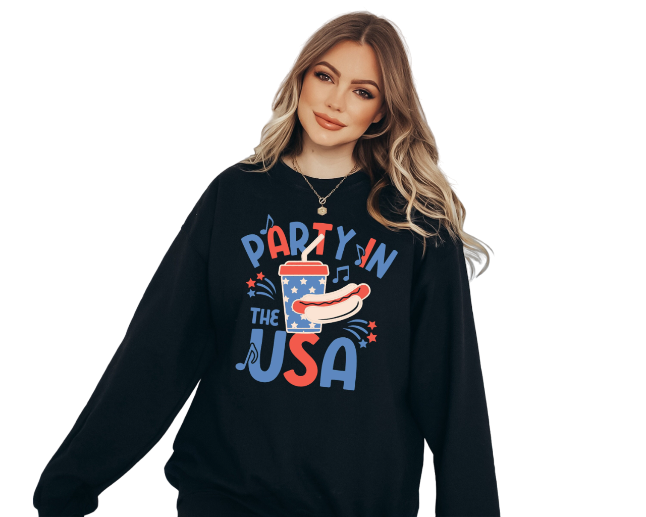 All American Babe Sweatshirt, Fourth of July Sweater, 4th of July Sweater, America Pullover, Womens