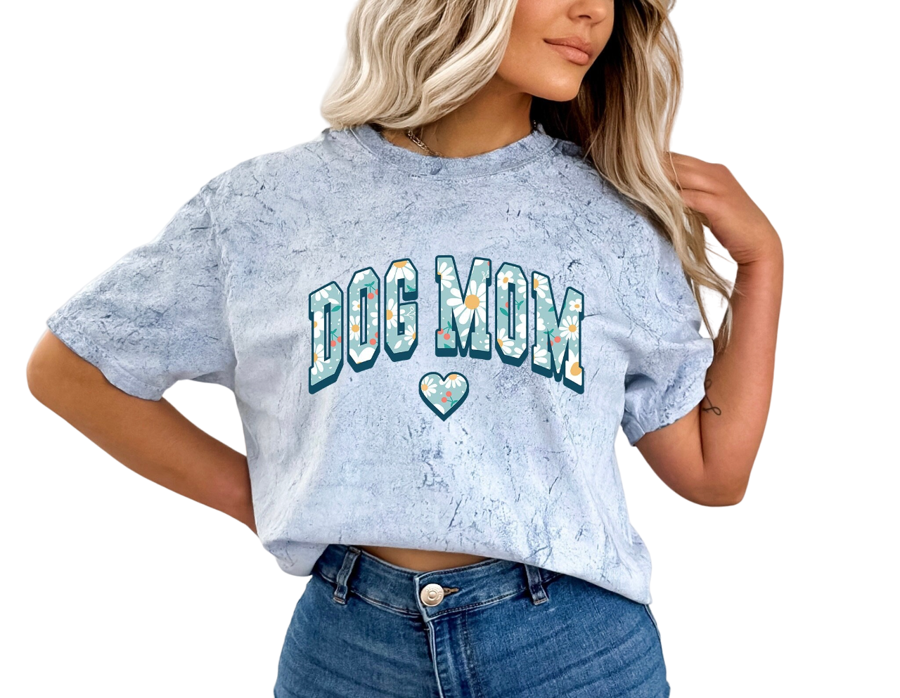 Vintage Washed Tie Dye, Dog Mom Shirt, New Dog Mom Shirt, Proud Puppy Mama, Mothers Day Gift, Golden