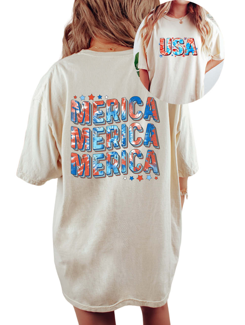 Retro Made In USA Vintage Washed shirt, 4th of July tee, Retro America shirt Womens 4th of July