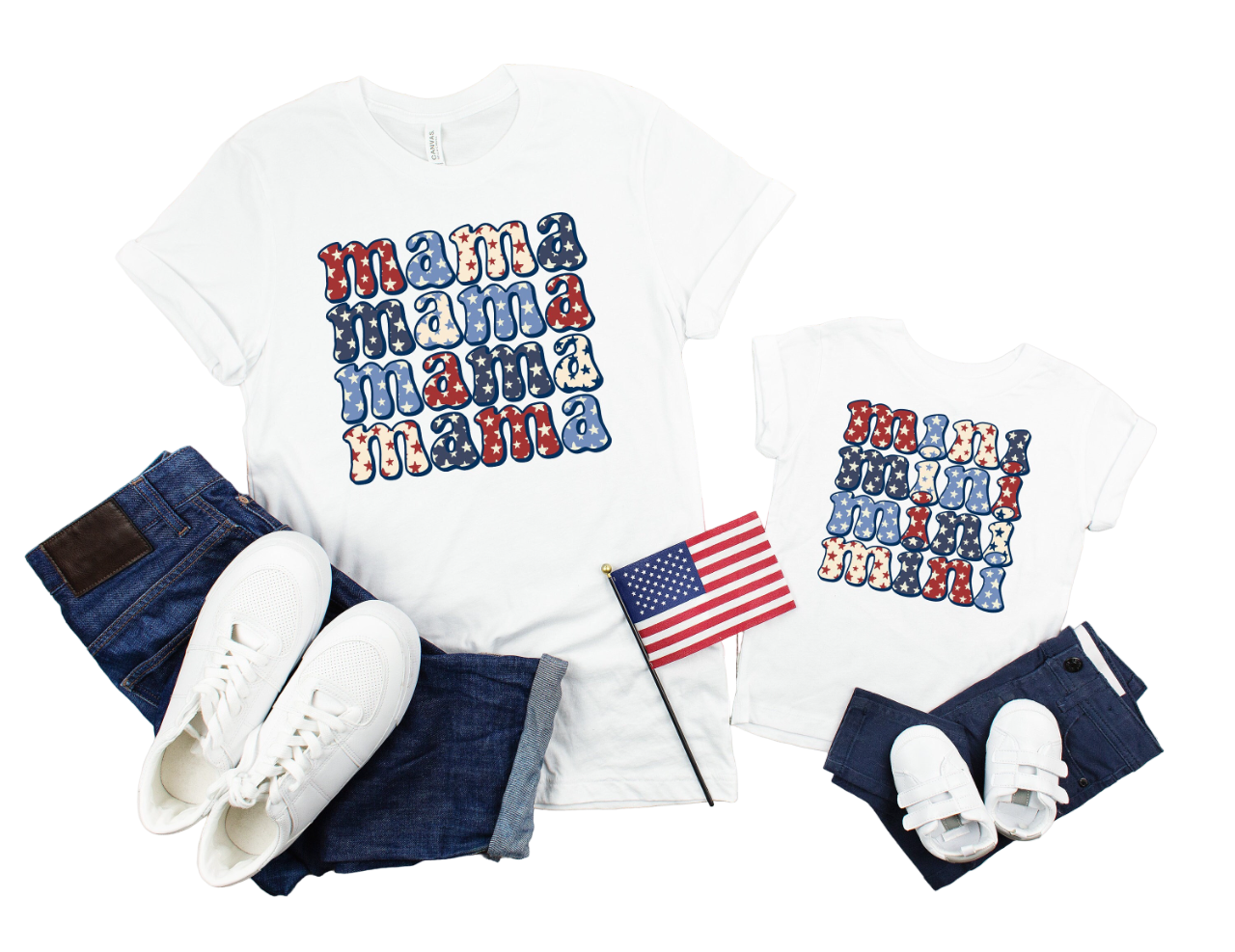 Mommy And Me 4th Of July, Mama And Mini 4th Of July Shirts, Fourth of July Matching Tees, Patriotic