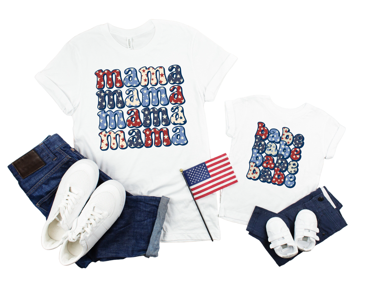 Mommy And Me 4th Of July, Mama And Babe 4th of July Shirts, Fourth of July Matching Tees, Patriotic