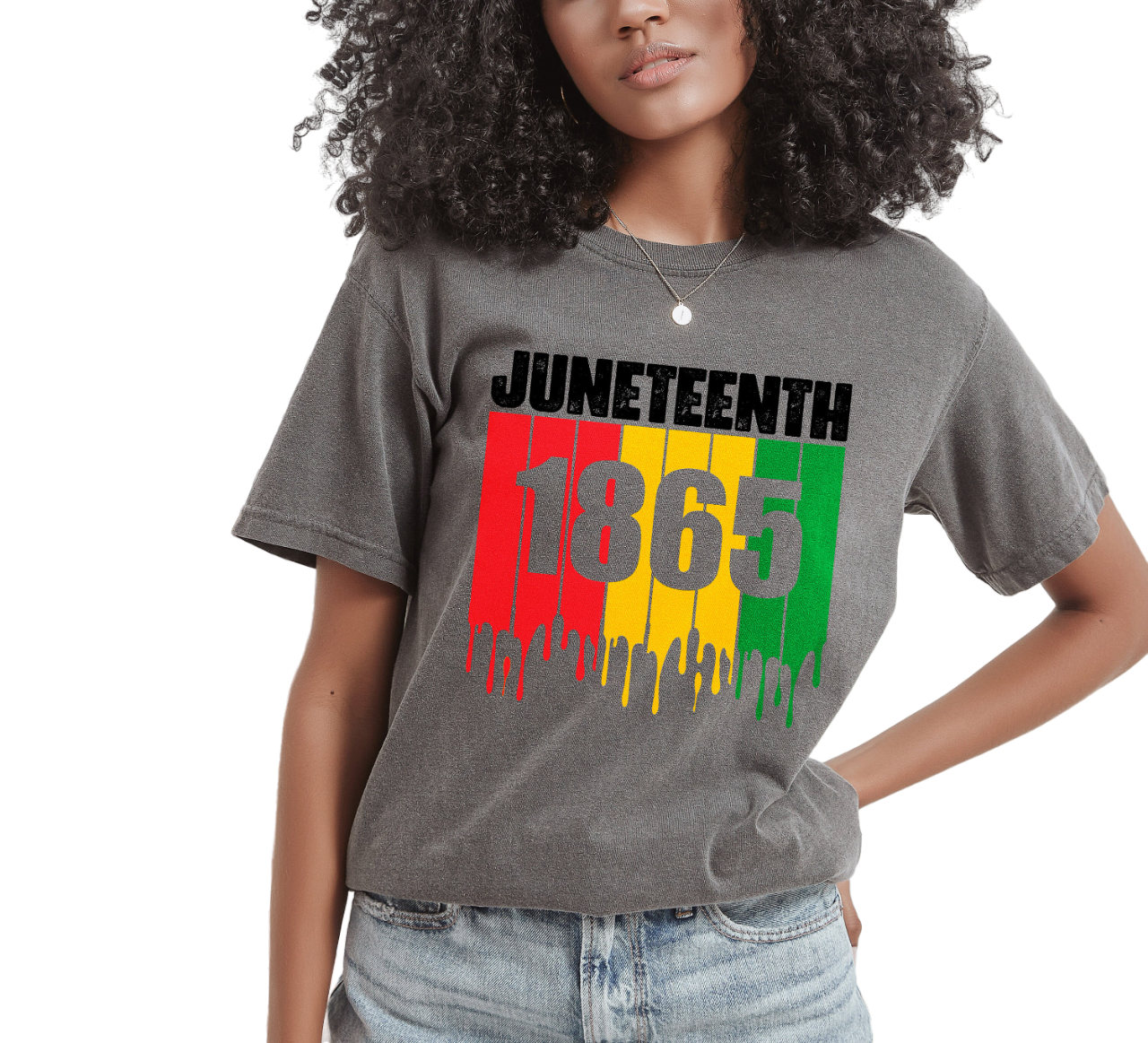 Vintage Washed, Juneteenth Celebration shirt, Black History, Black Power, Free-ish, June 19th 1865,