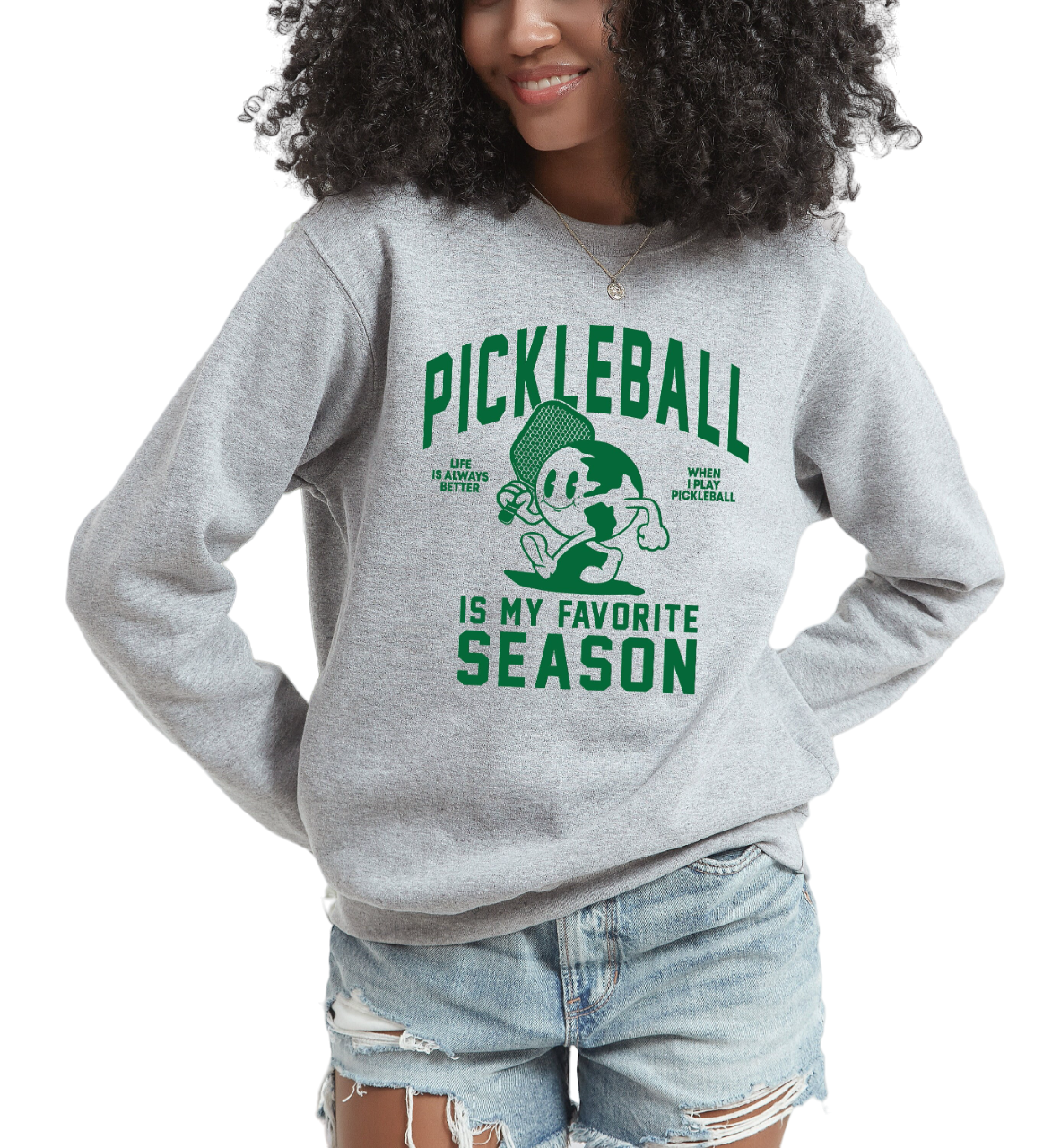 Retro CrewNeck, Pickleball Tee, Summer, Sports Shirt, Pickleball Biggest Fan, Pickleball Player,