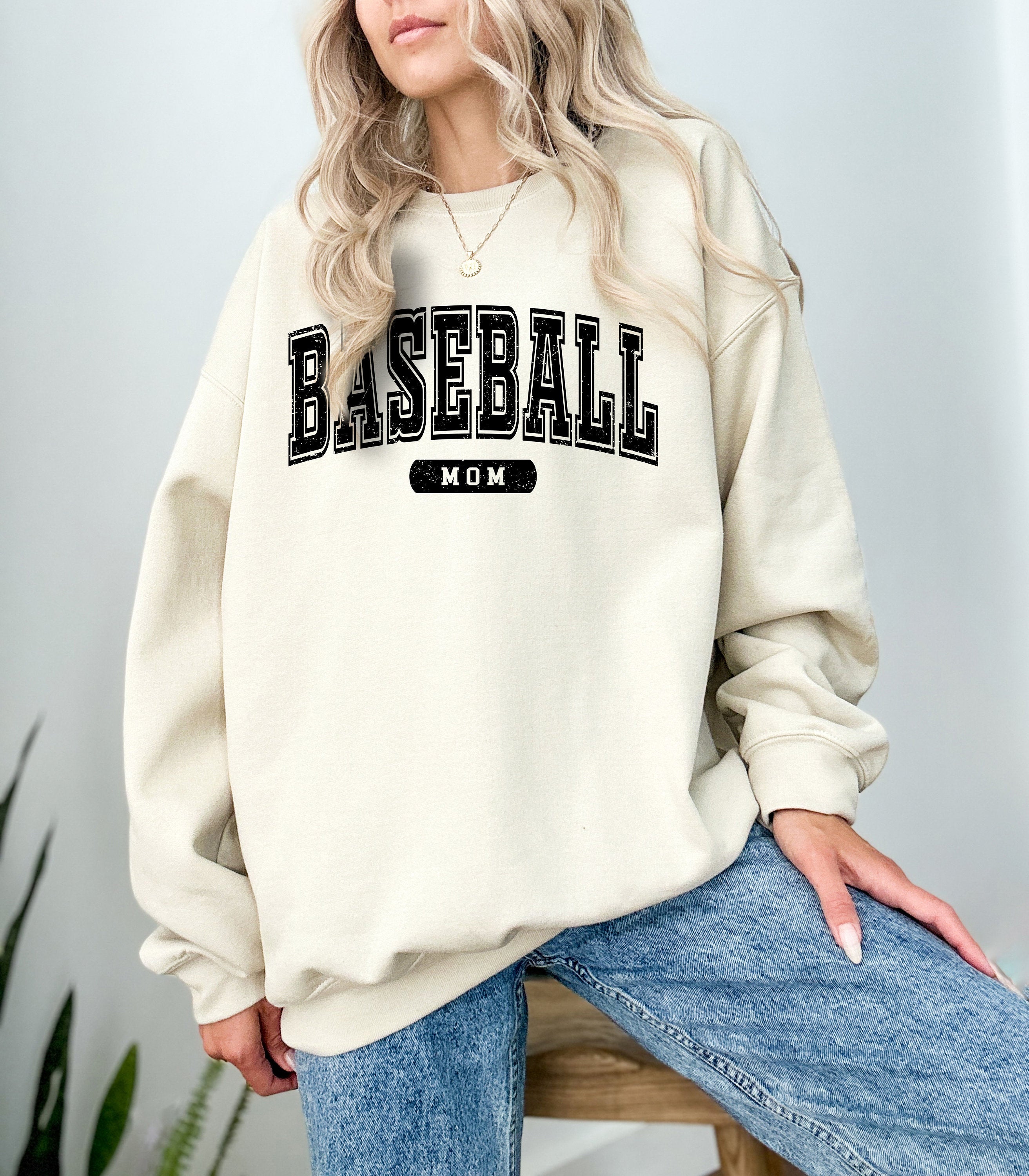 Baseball, Mom Sweater, Sports Mom Crewneck, Baseball Parent Pullover, Womens Sweatshirt, Baseball Mom, Summer Sweatshirt