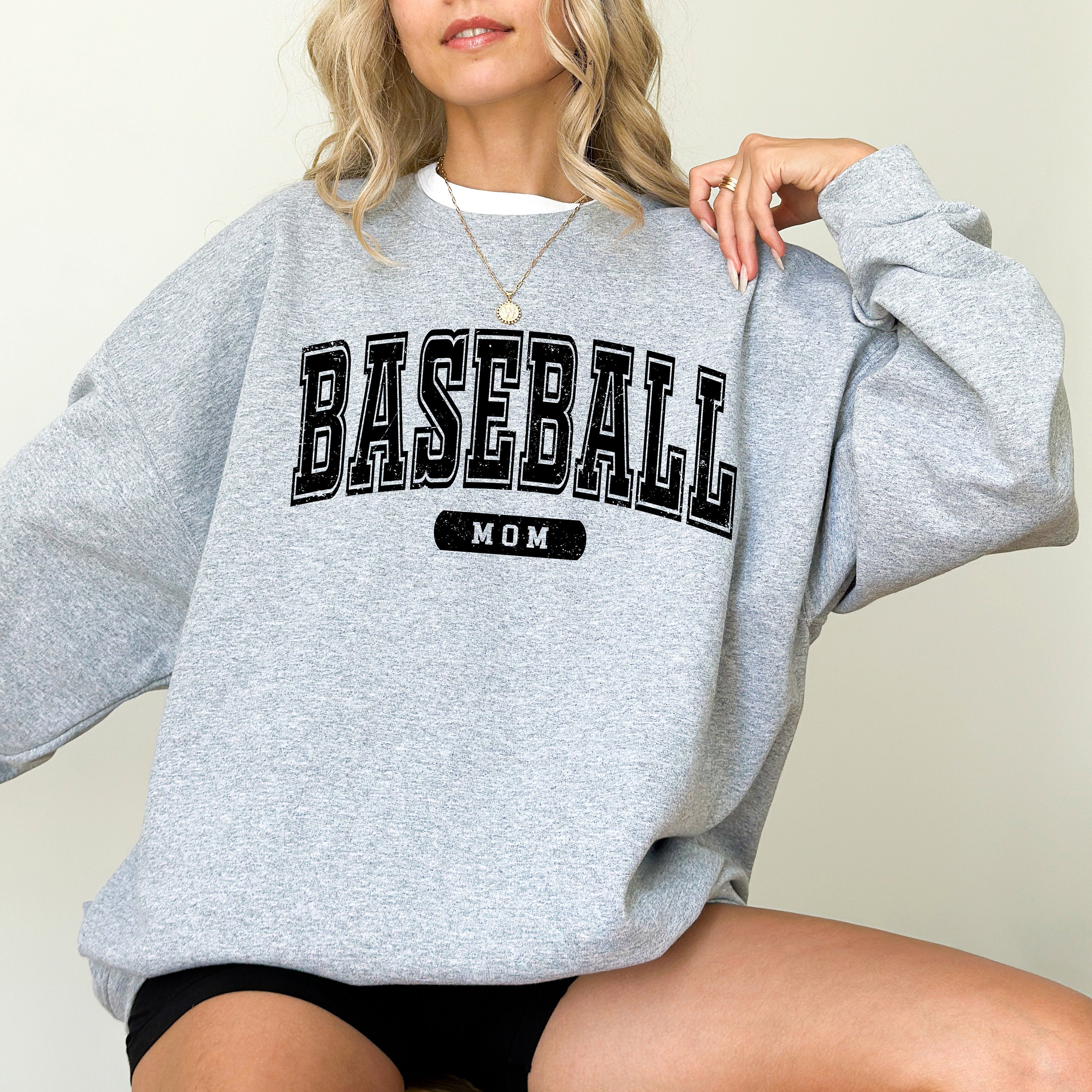 Baseball, Mom Sweater, Sports Mom Crewneck, Baseball Parent Pullover, Womens Sweatshirt, Baseball Mom, Summer Sweatshirt