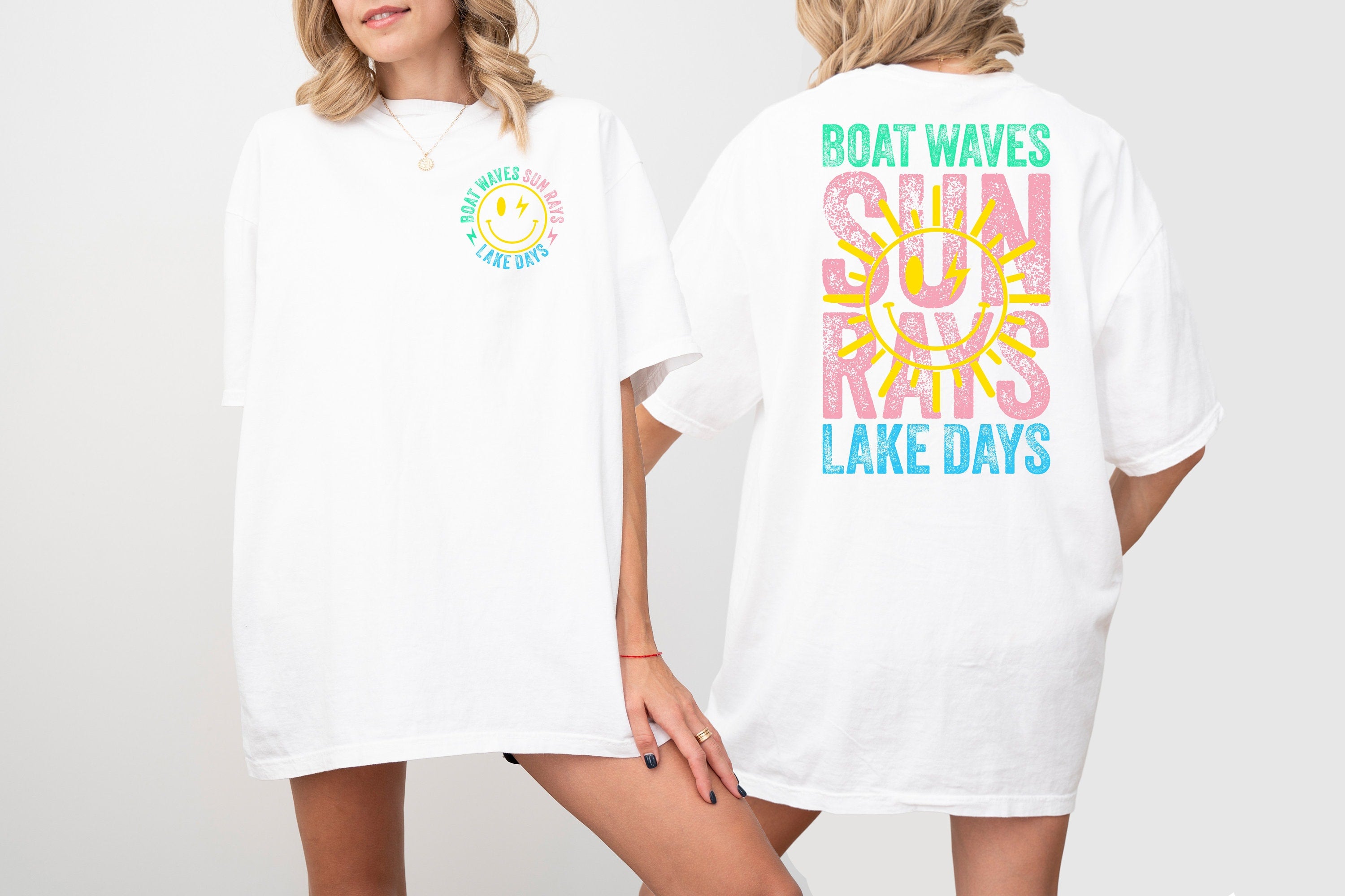 Summer Time Comfort Colors T Shirt, Lake Day Shirt, Boat Day T, Sun Rays,