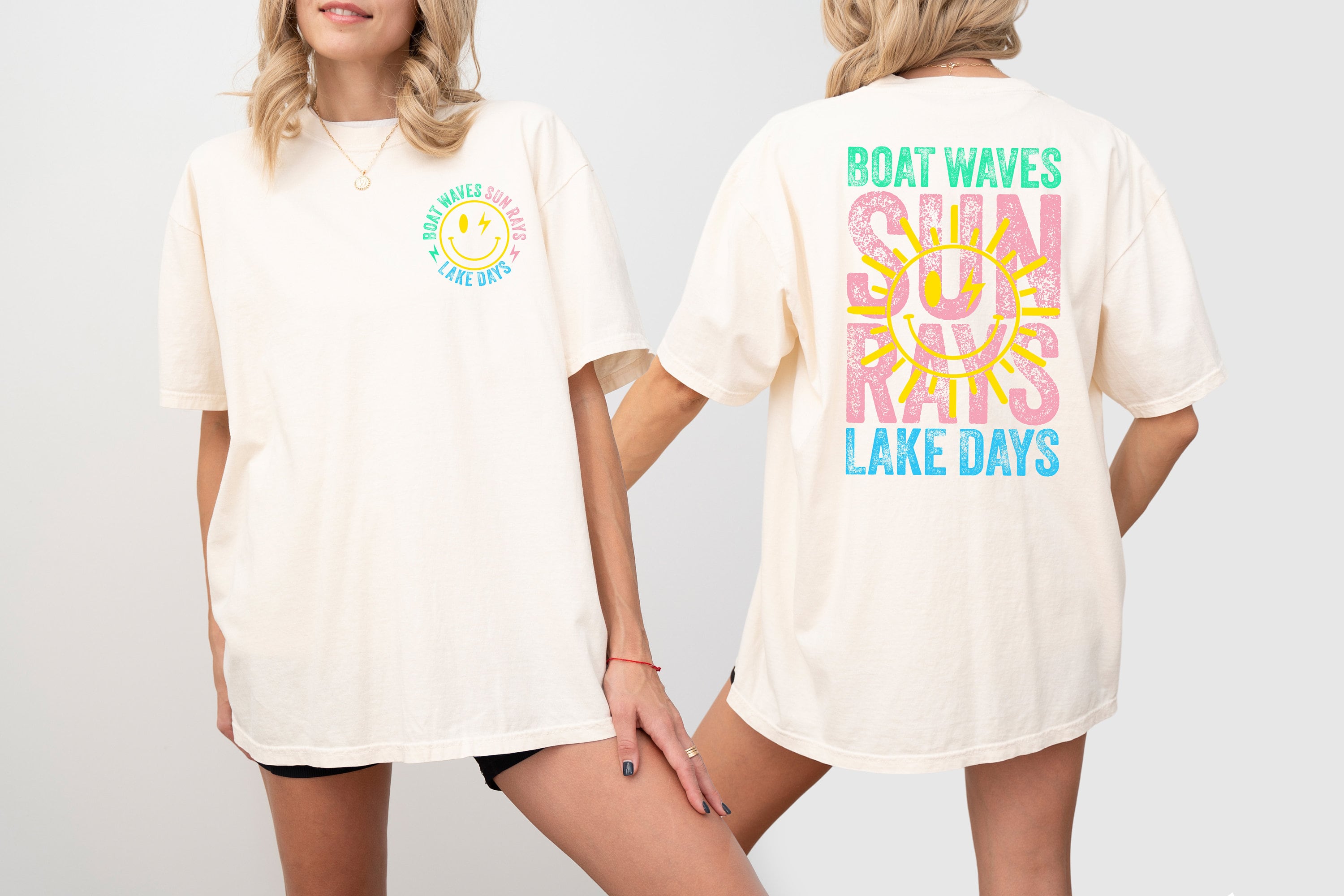 Summer Time Comfort Colors T Shirt, Lake Day Shirt, Boat Day T, Sun Rays,