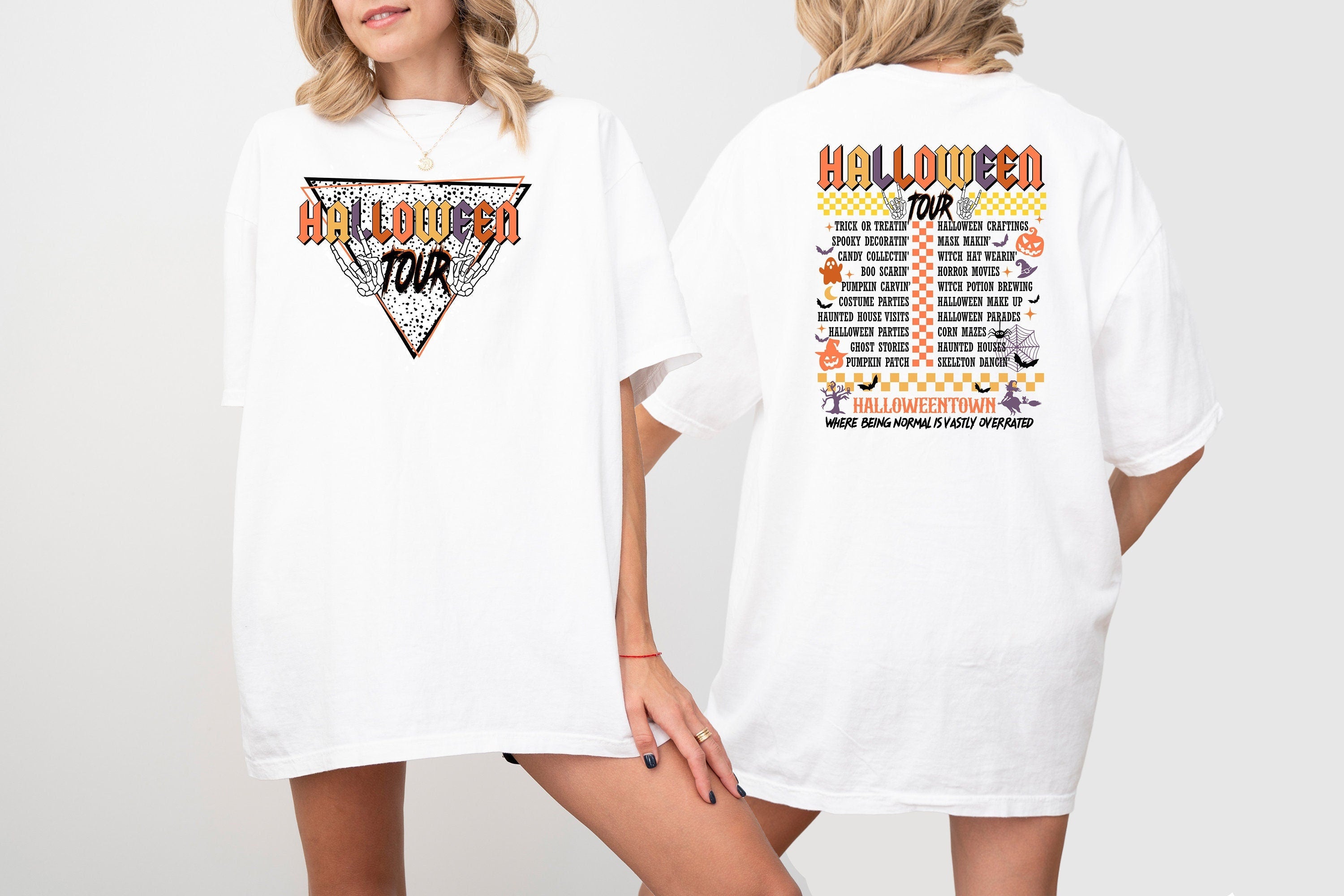 Retro Halloween Comfort Colors shirt, Halloween Design, Retro Grunge Skeleton Shirt, Vintage Halloween T Shirt, Retro Fall Shirt, Fall Shirt