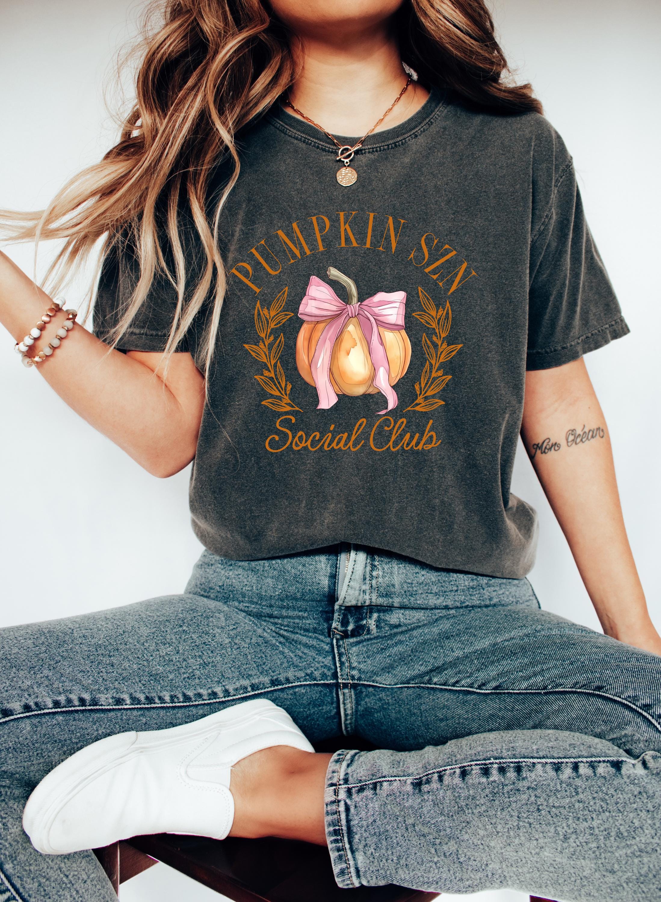 Comfort Colors Halloween Shirt, Pumpkin SZN Social Club, Fall Favorites, Vintage Pumpkin Patch T, Retro Fall Vibes Tee, Vintage Autumn Shirt