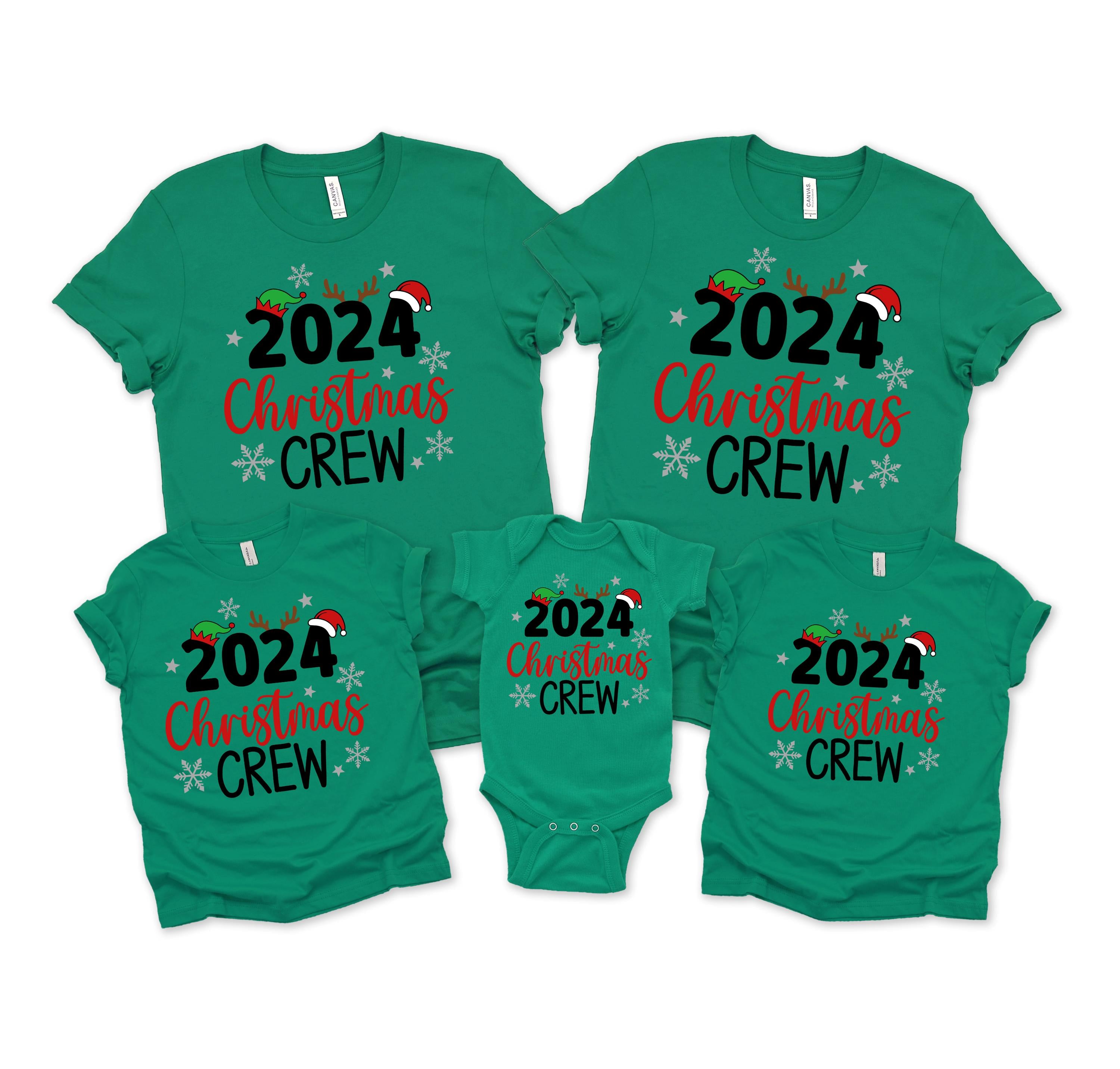 Family Christmas Shirts, Matching Family Tshirts, Family PJ shirts, Matching Christmas shirts, 2024 Christmas Crew,