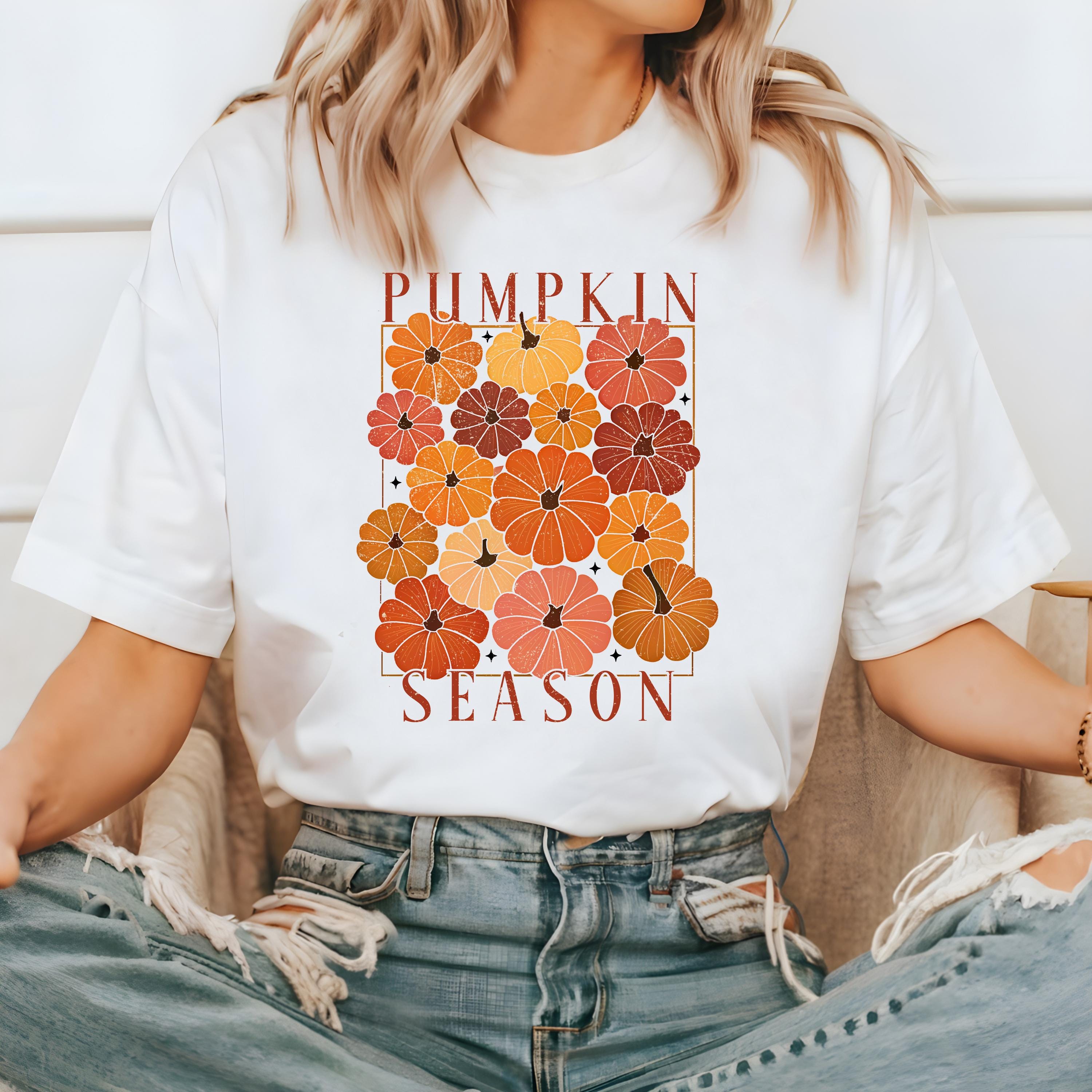 Comfort Colors T Shirt, Halloween Pumpkin Season Tee, Pumpkin Collage T shirt, Fall T Shirt, Cute Autumn Shirt, Pumpkin Collage,