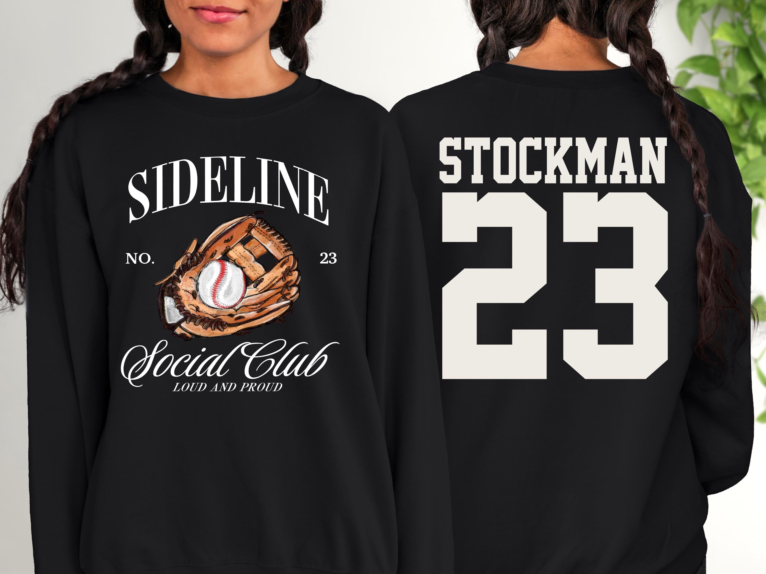 Customized Name and Number Baseball Crew neck, Baseball Mom, Custom Crew Neck, Baseball Sweater, Summer Sports, Sideline Social Club