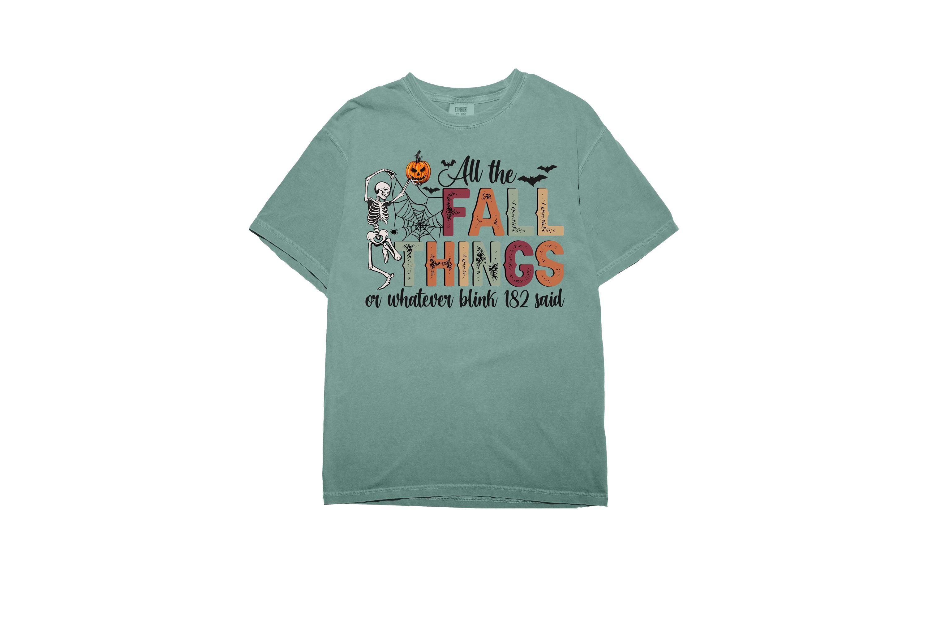 All The Fall Things Comfort Colors T Shirt, Thanksgiving shirt, Halloween shirt, Autumn Tee, Fall Tee, Womens Graphic T, Pumpkin Tshirt