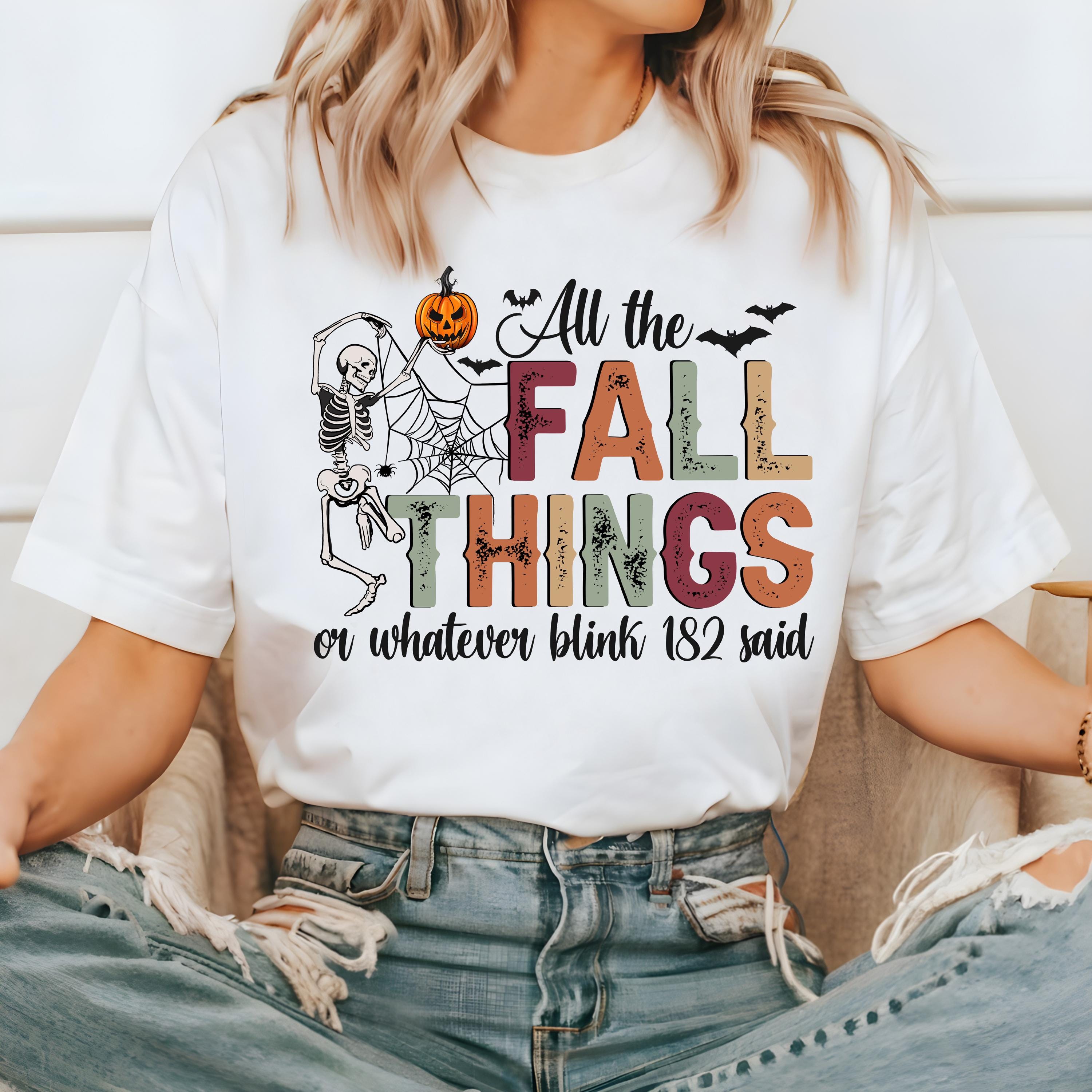 All The Fall Things Comfort Colors T Shirt, Thanksgiving shirt, Halloween shirt, Autumn Tee, Fall Tee, Womens Graphic T, Pumpkin Tshirt