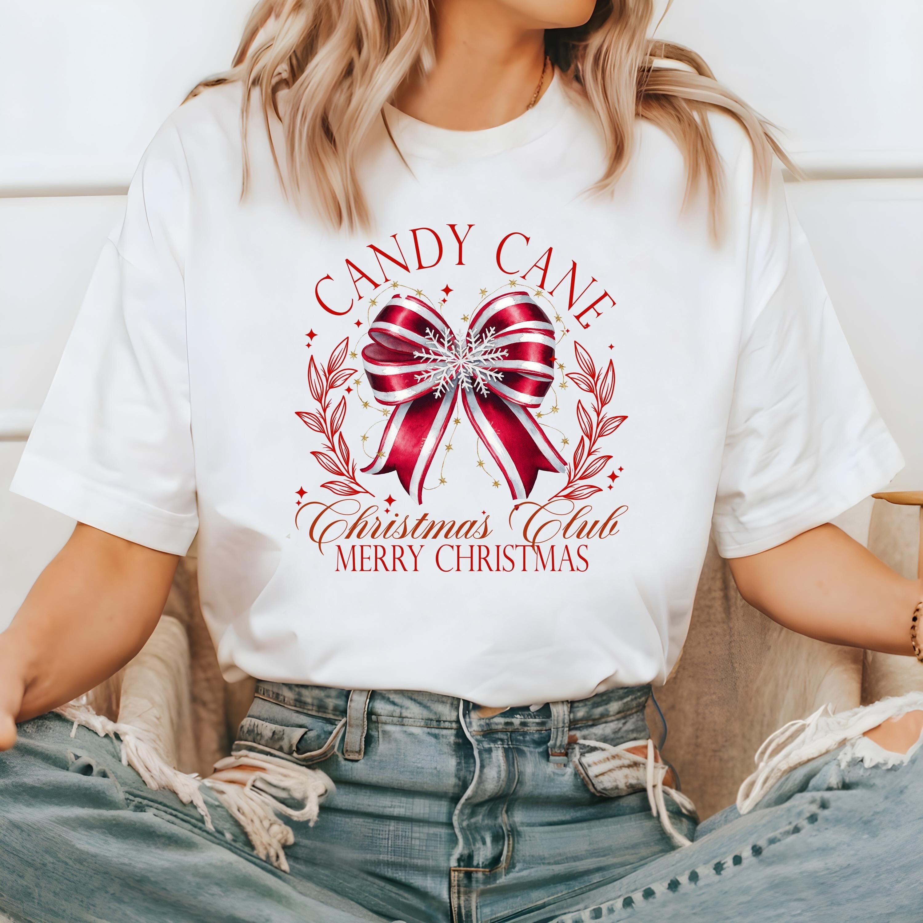 Retro Merry Christmas Comfort Colors Shirt, Candy Cane Christmas Club, Vintage Christmas TShirt, Cute Holiday Shirt, Cozy Holiday Tee,