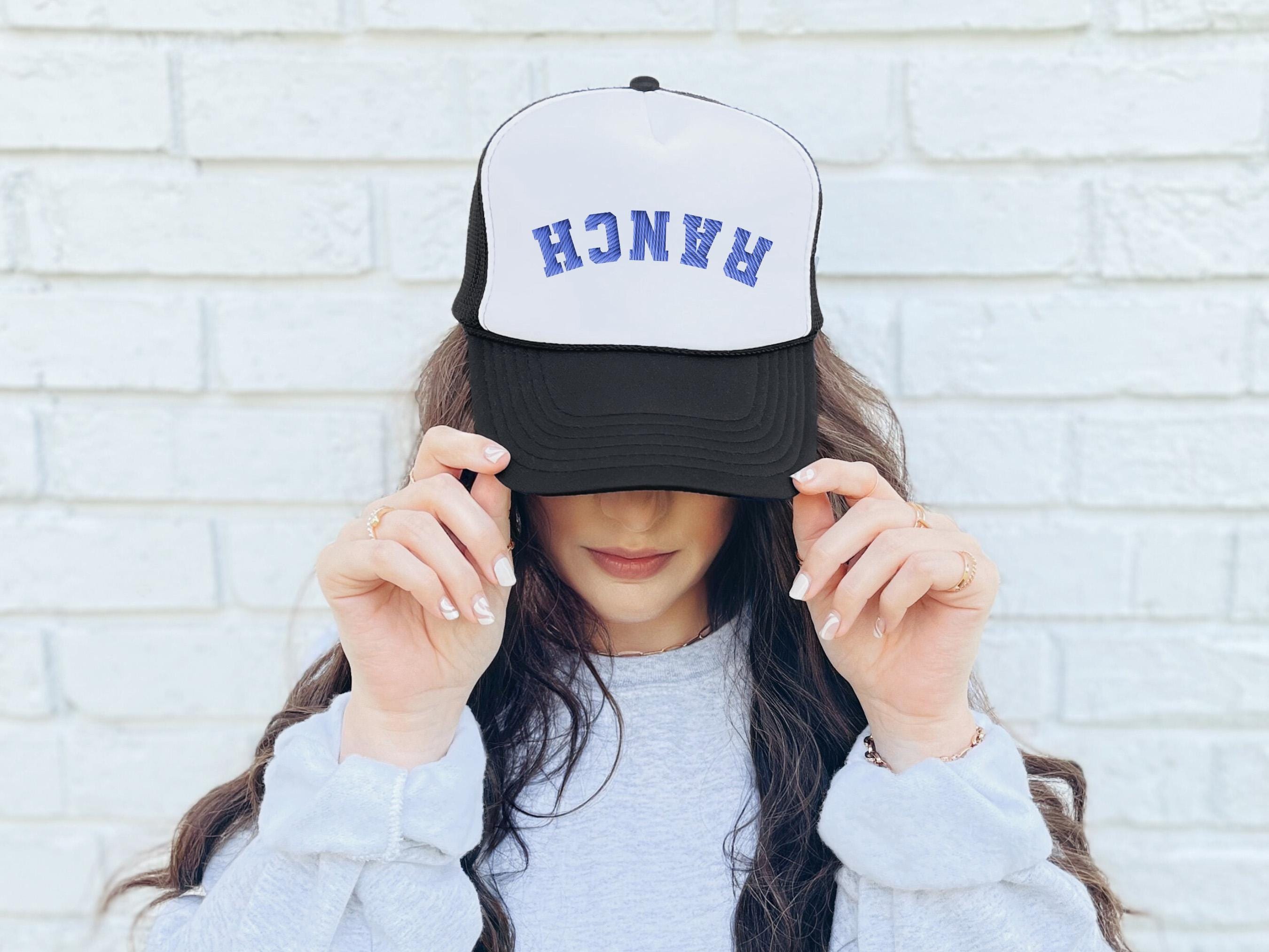 ranch embroidery hat ranch lover hat upside down lover of ranch hat
