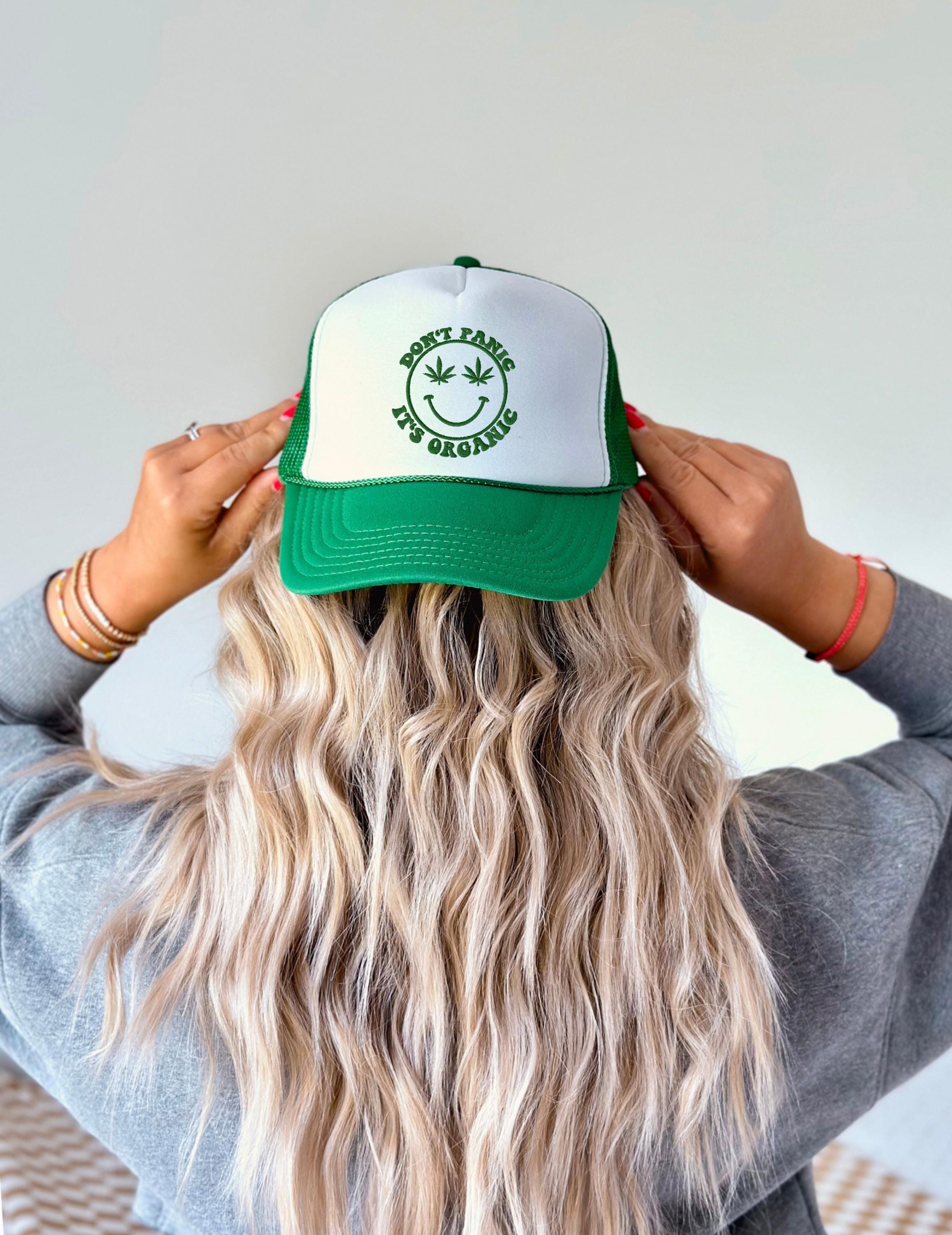 don&#39;t panic its organic, plant lover organic grower, happy 420, 420 hat, funny 420 hat, organic