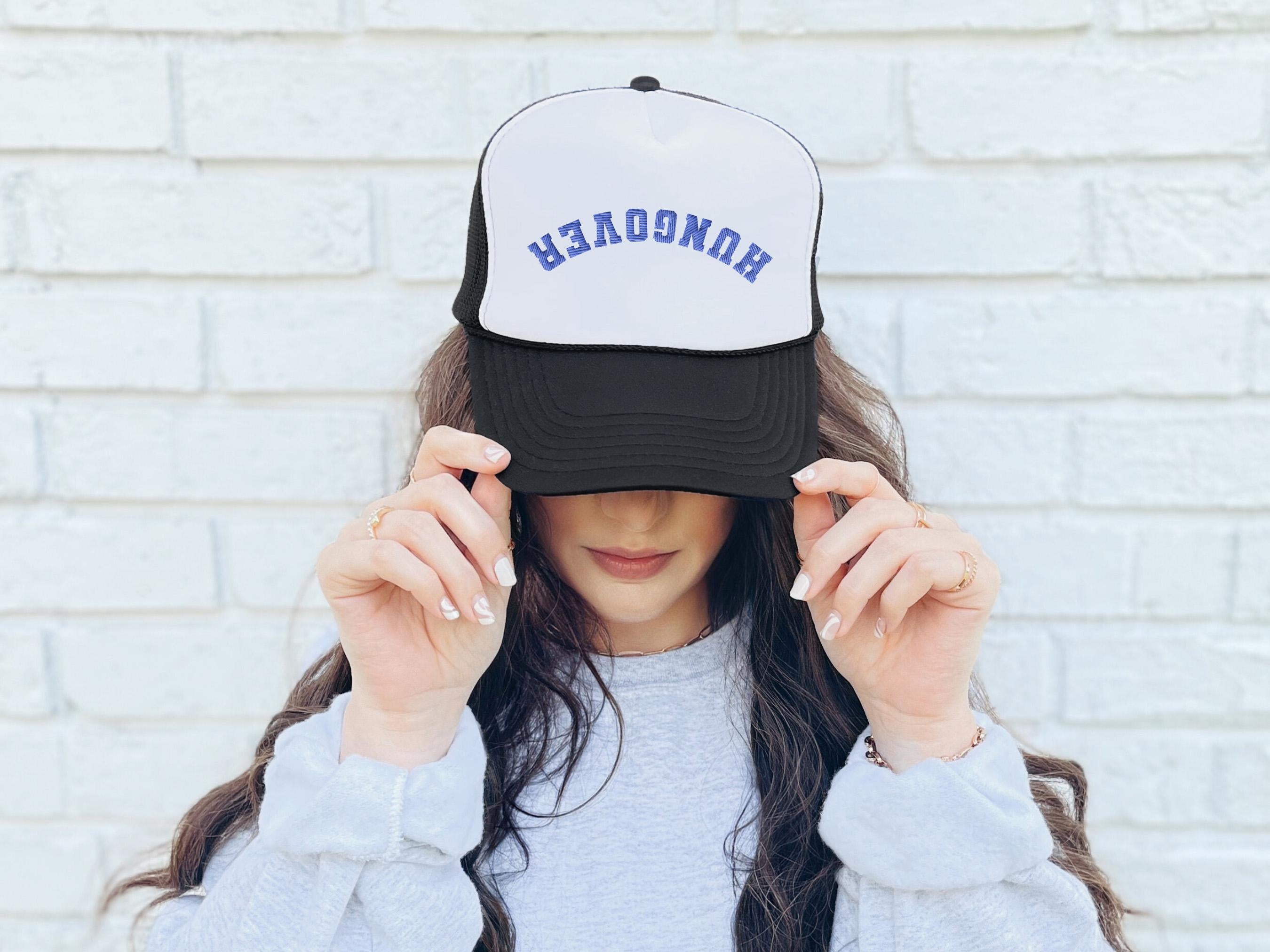 Embroidered Hungover Embroidered Rope Hat, Sunday Scaries Foam, Never drinking again, Snapback Adjustable, Mens and Womens, Party Foam Hat