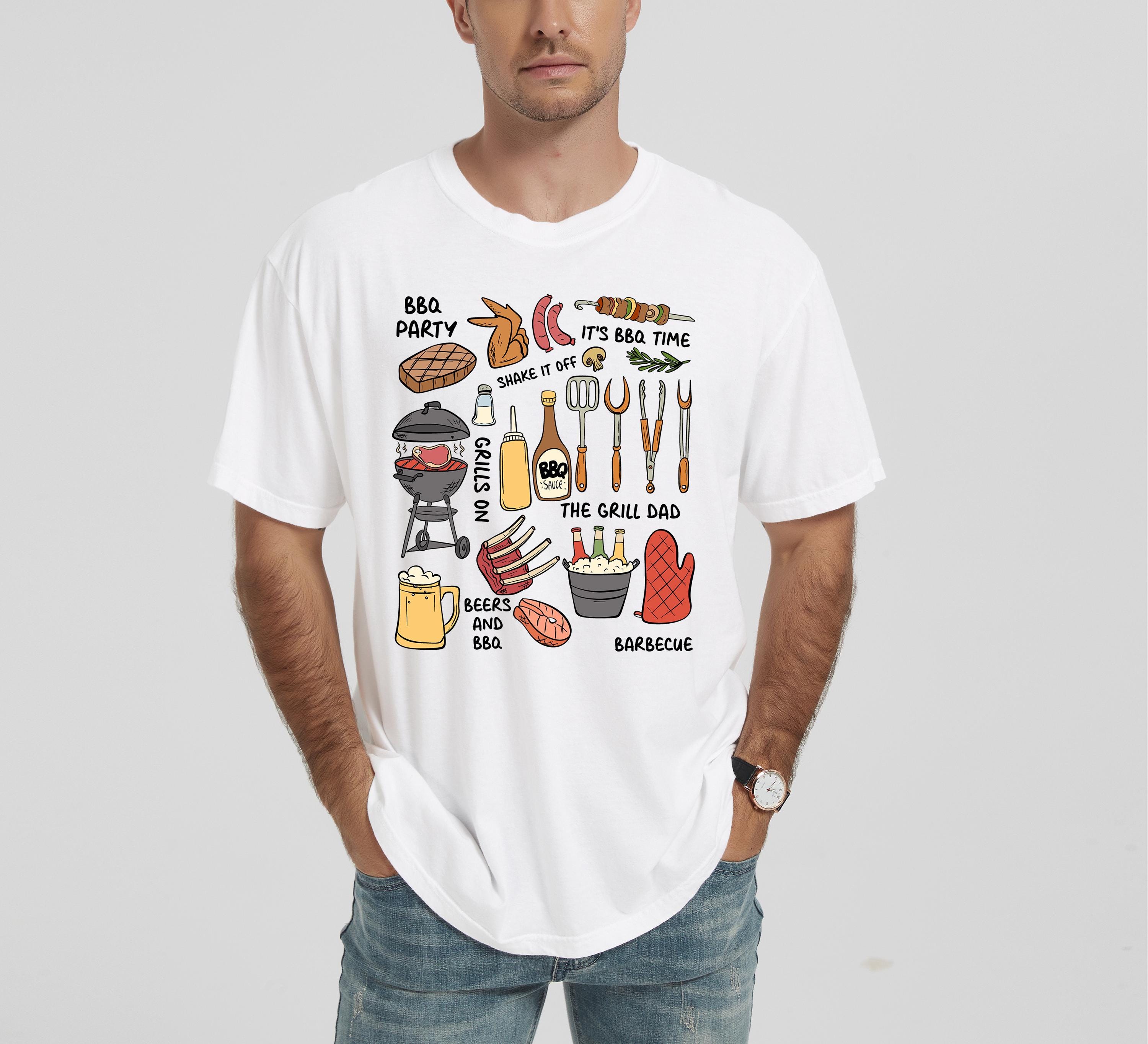 Grilling Father's Day Shirt, Grill Master Comfort Colors Tee, Father's Day BBQ T Shirt, Gift For Dad, Father's Day Barbecue 2025