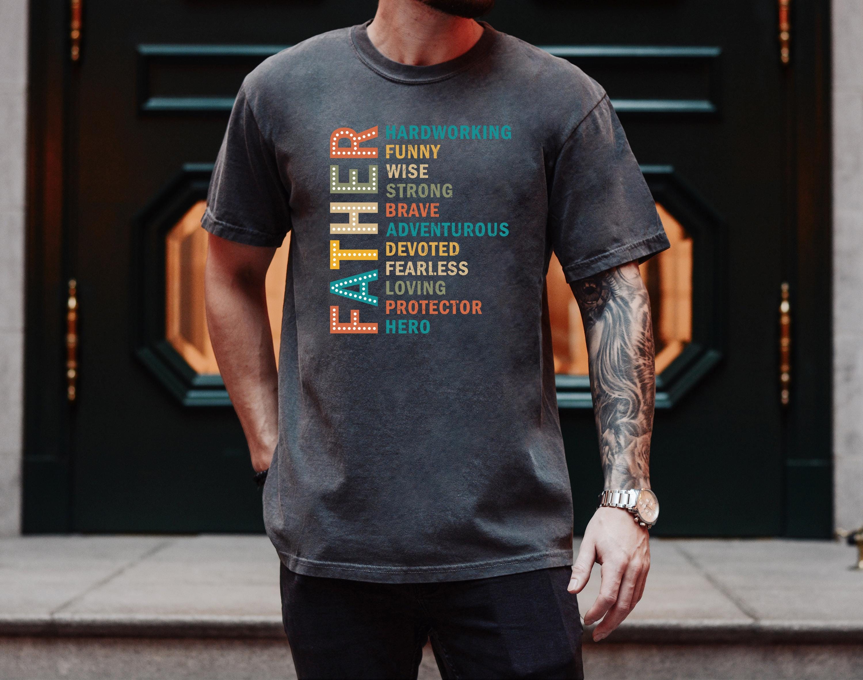 Father's Day Shirt, Gift for Dads, Comfort Colors Tee, Father's Day TShirt, Gift For Dad, Father's Day 2025, Tshirt for Dad